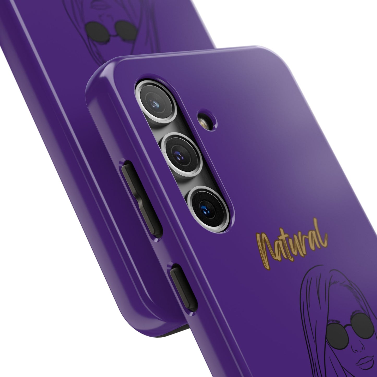 Natural Woman Shades (BL)Tough Phone Cases PURPLE