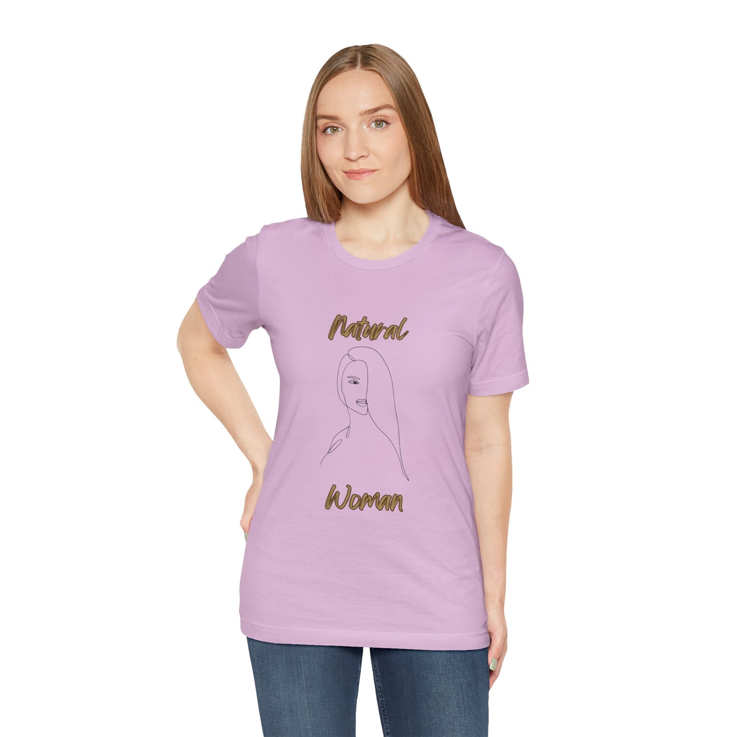 Natural Woman Covered Eye (BL) Short Sleeve T-Shirt