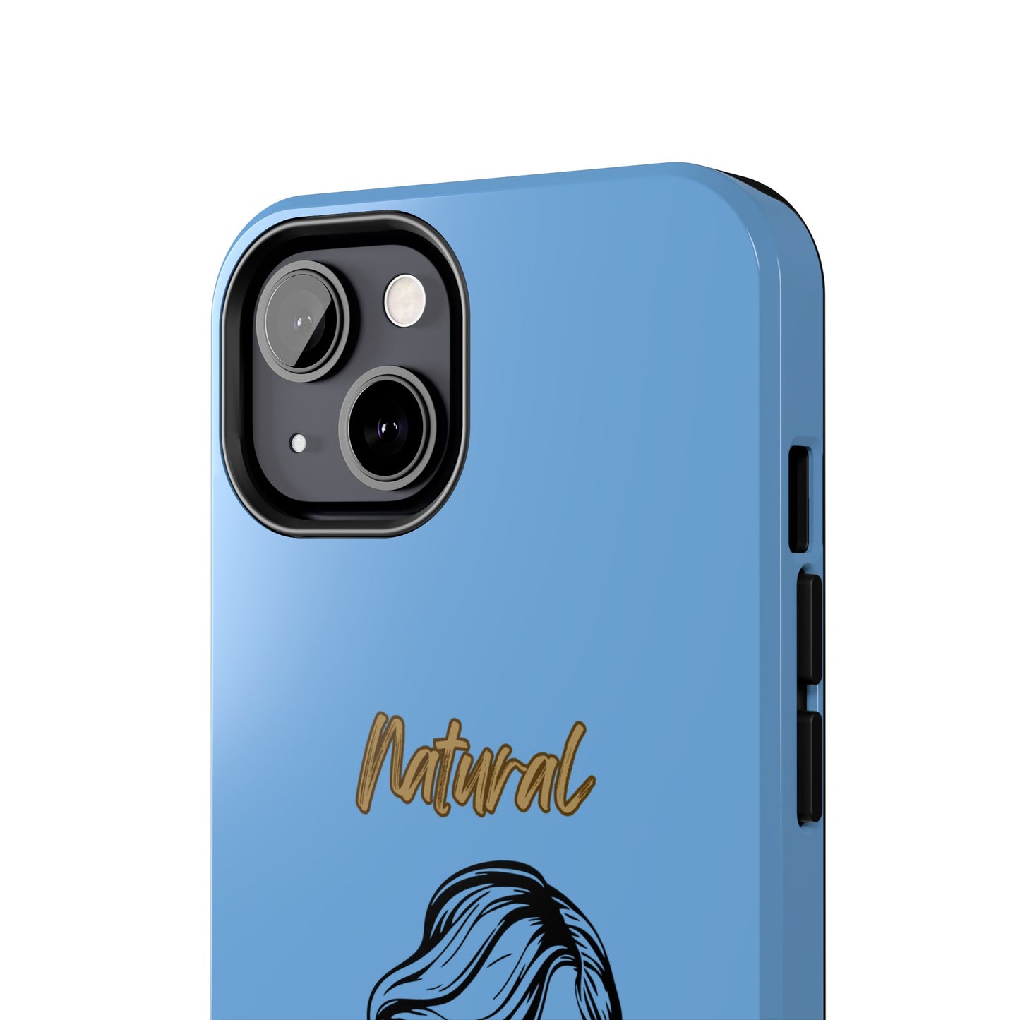 Natural Woman Long Curl (BL)Tough Phone Cases LIGHT BLUE