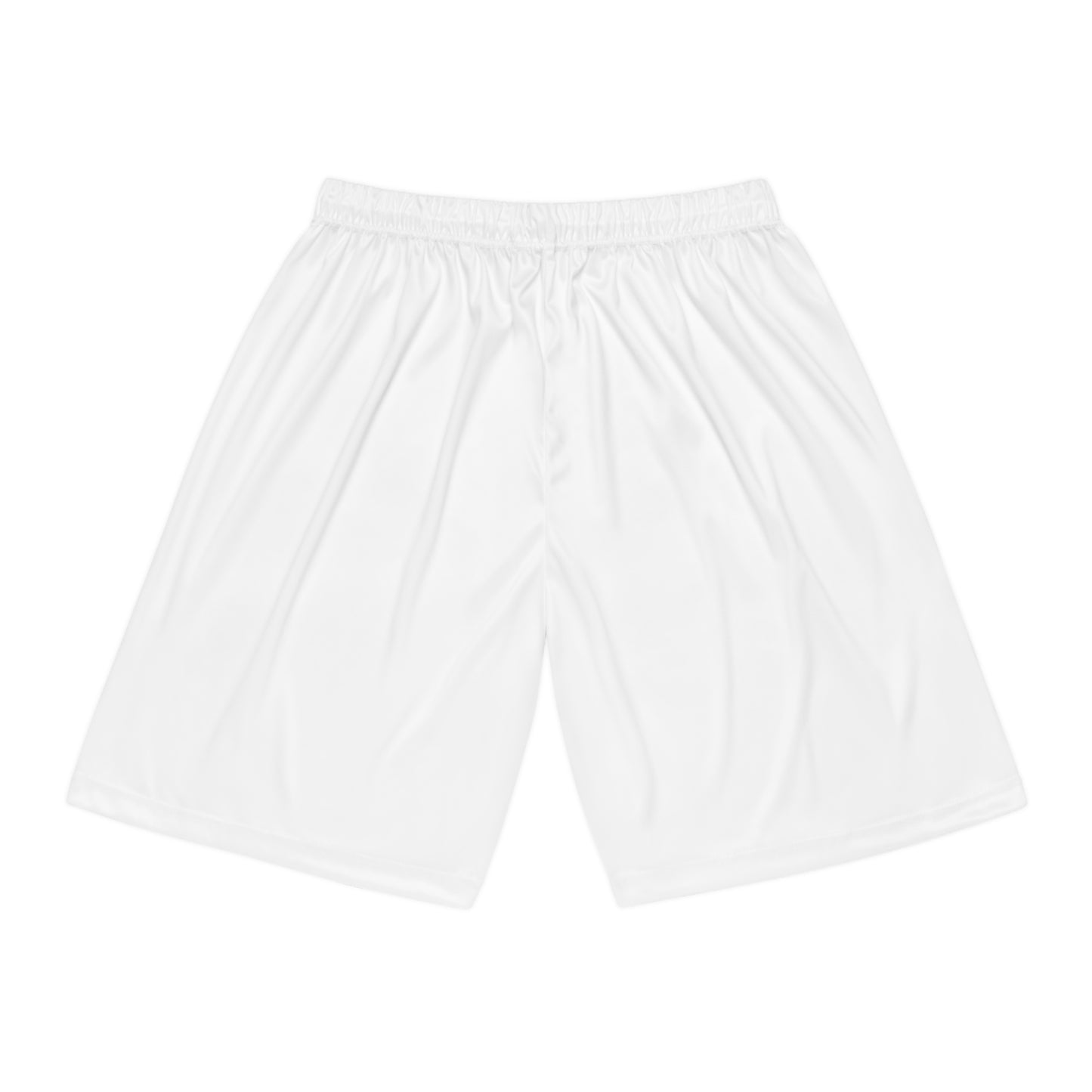 Kingdom Man (Gold) Basketball Shorts WHITE