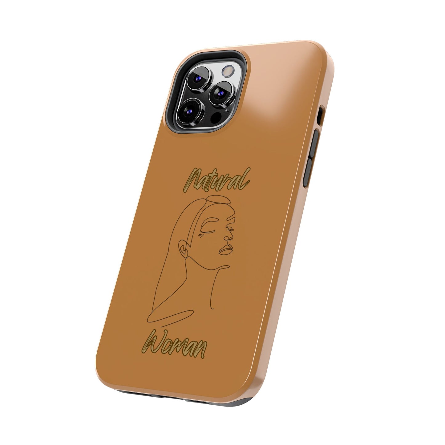 Natural Woman Calm (BL) Tough Phone Cases LIGHT BROWN