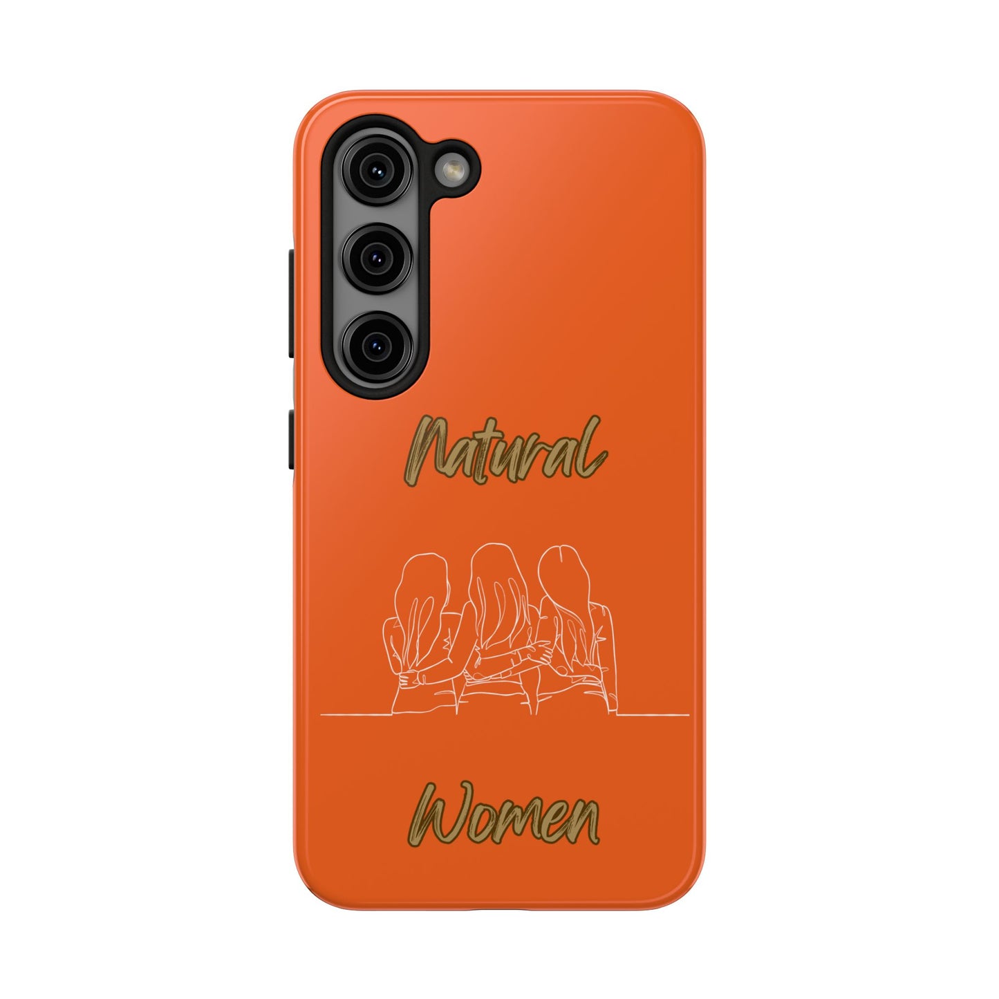 Natural Woman Loving Friends (WL) Tough Phone Cases ORANGE
