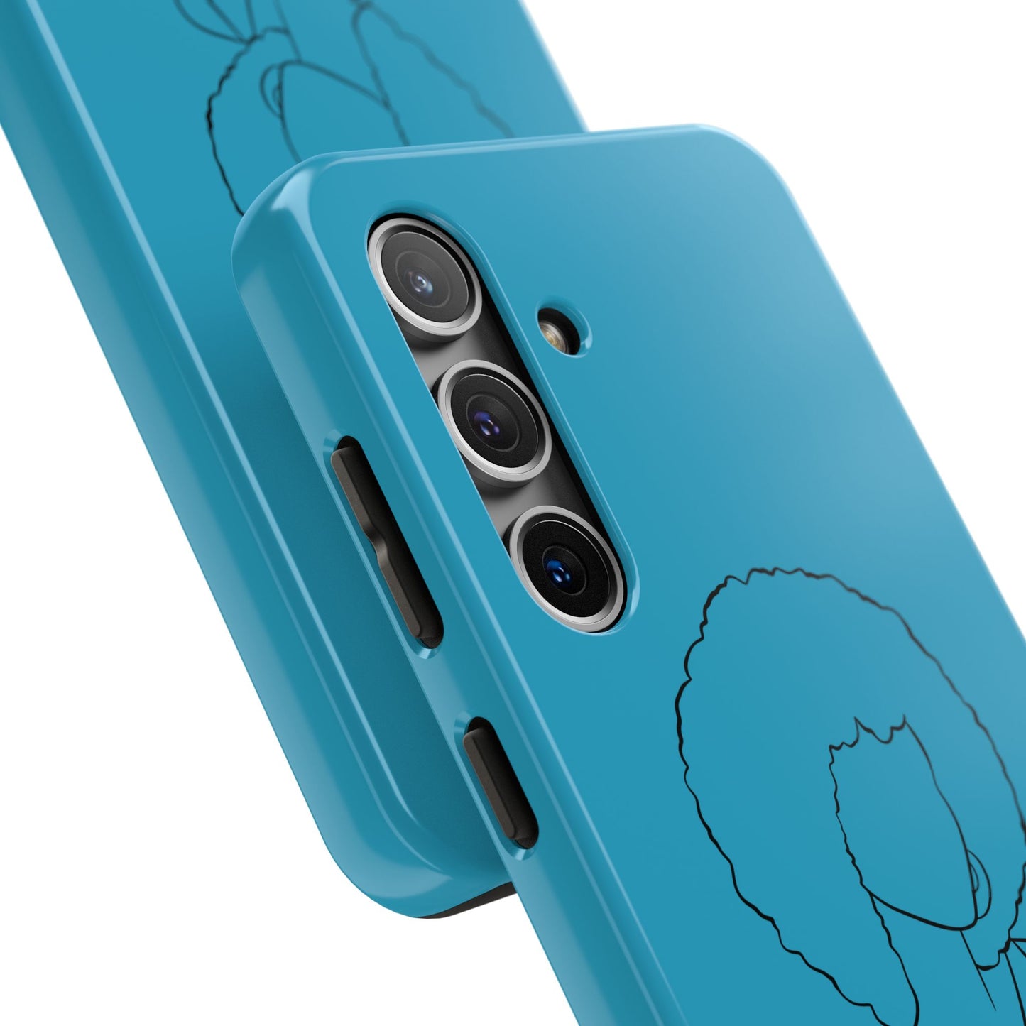 Natural Woman Afro (BL) Tough Phone Case TURQUOISE