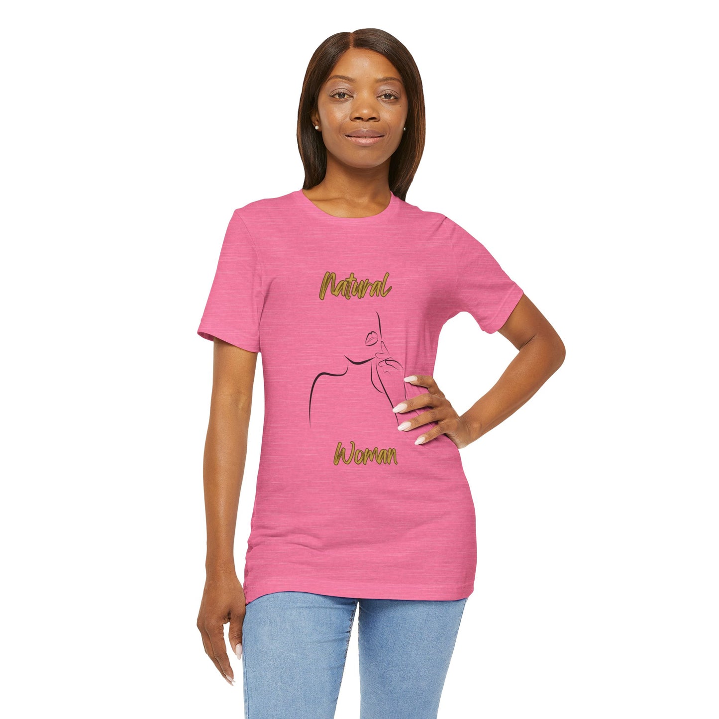 Natural Woman Chin Up (BL) Short Sleeve T-Shirt