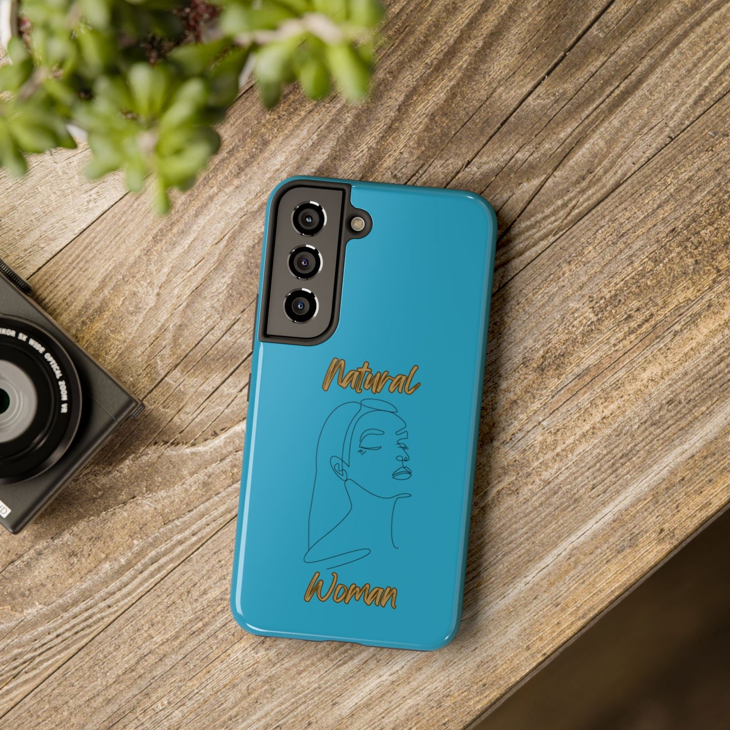 Natural Woman Calm (BL) Tough Phone Cases TURQOISE