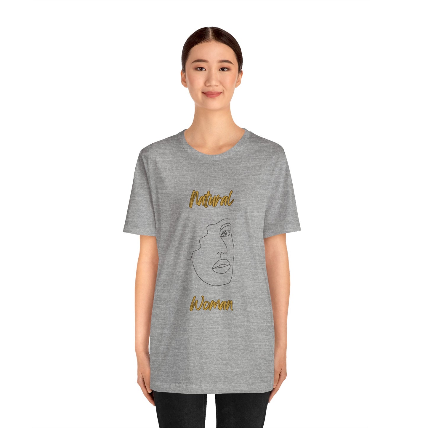 Natural Woman Peekaboo (BL) Short Sleeve T-Shirt