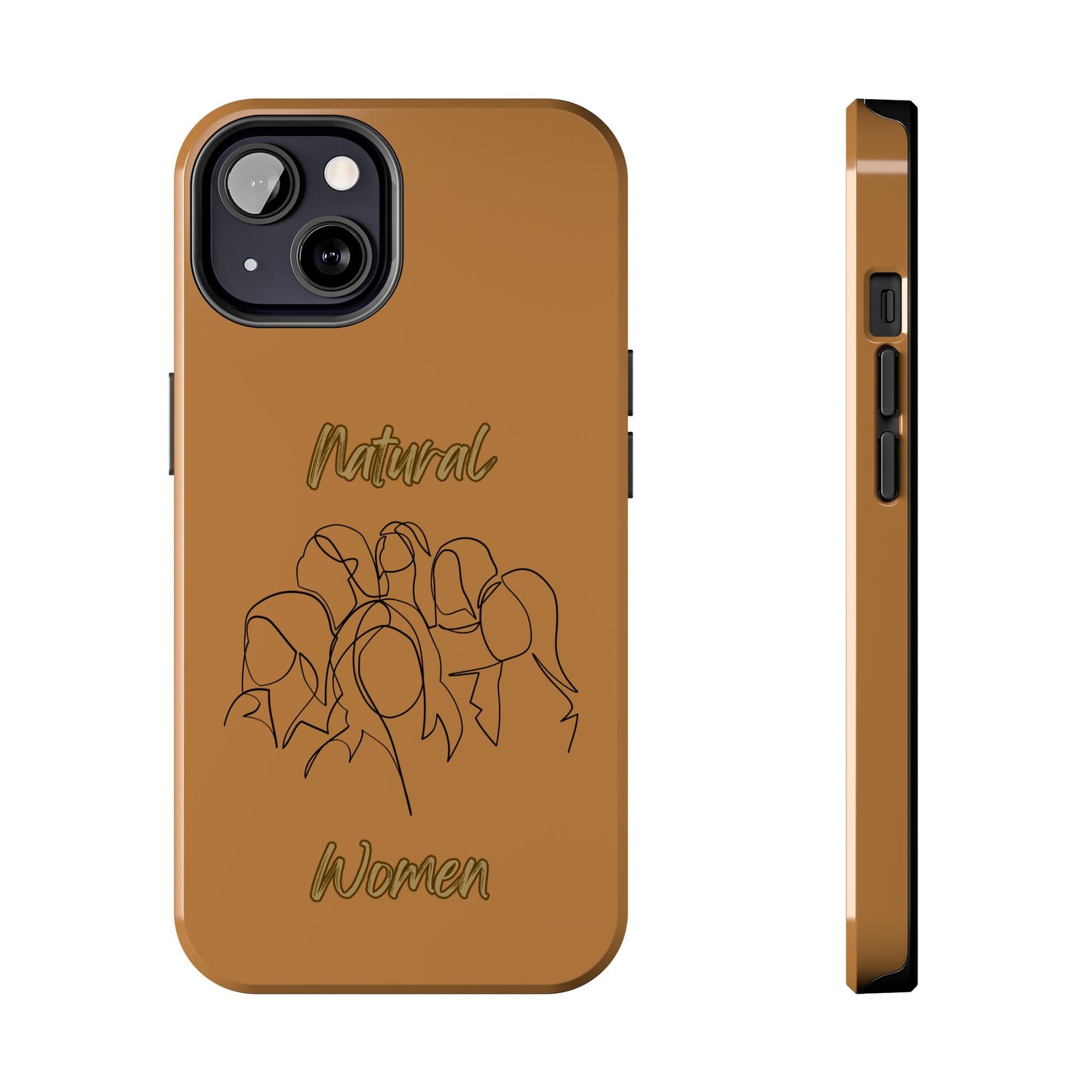 Natural Woman Professionals (BL)Tough Phone Cases LIGHT BROWN