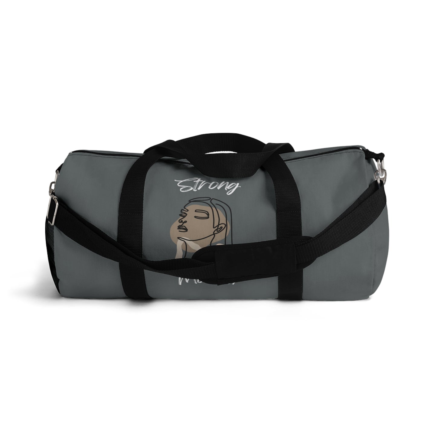 Strong Momma (WL) Duffel Bag DARK GREY