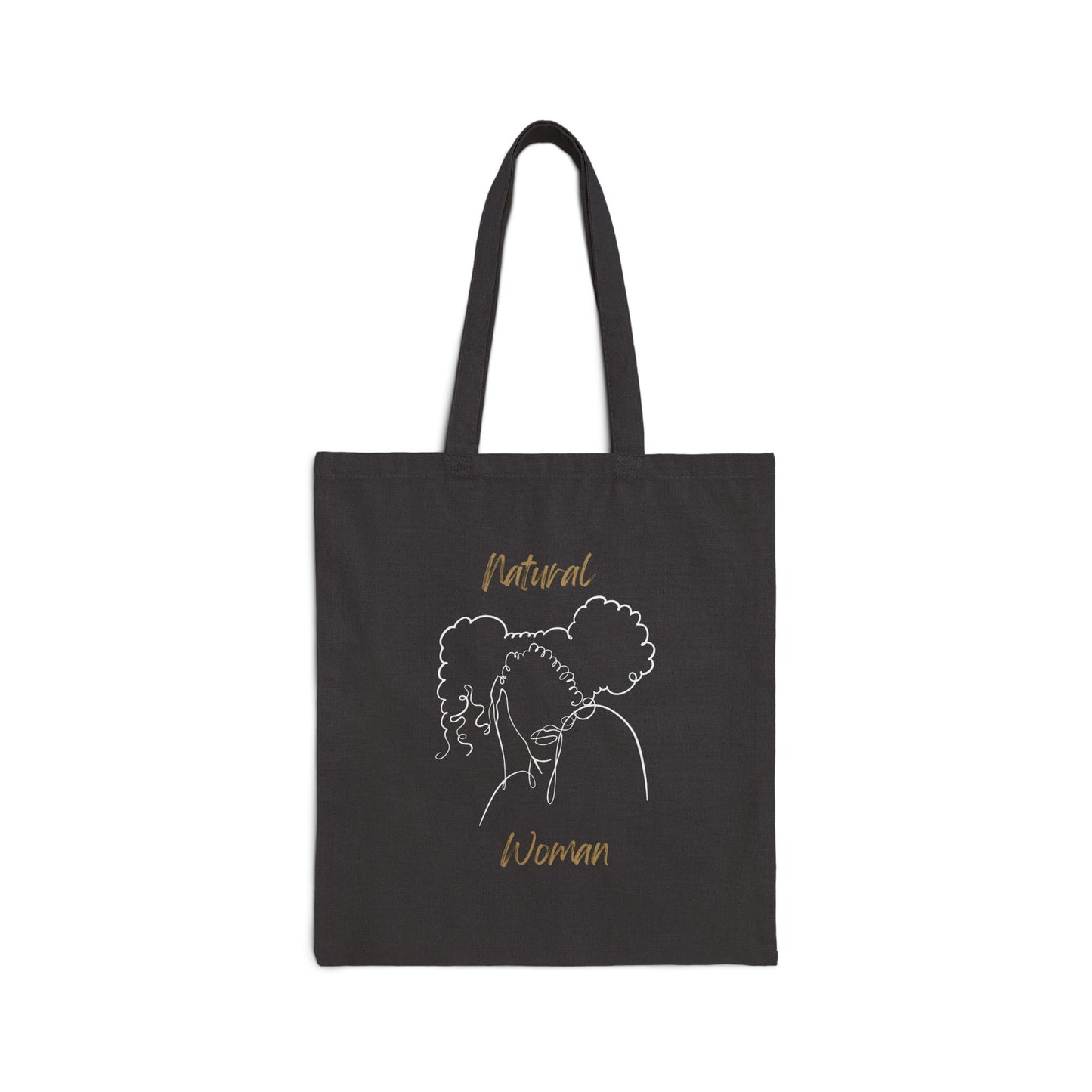 Natural Woman Twin Puffs (WL) Canvas Tote Bag