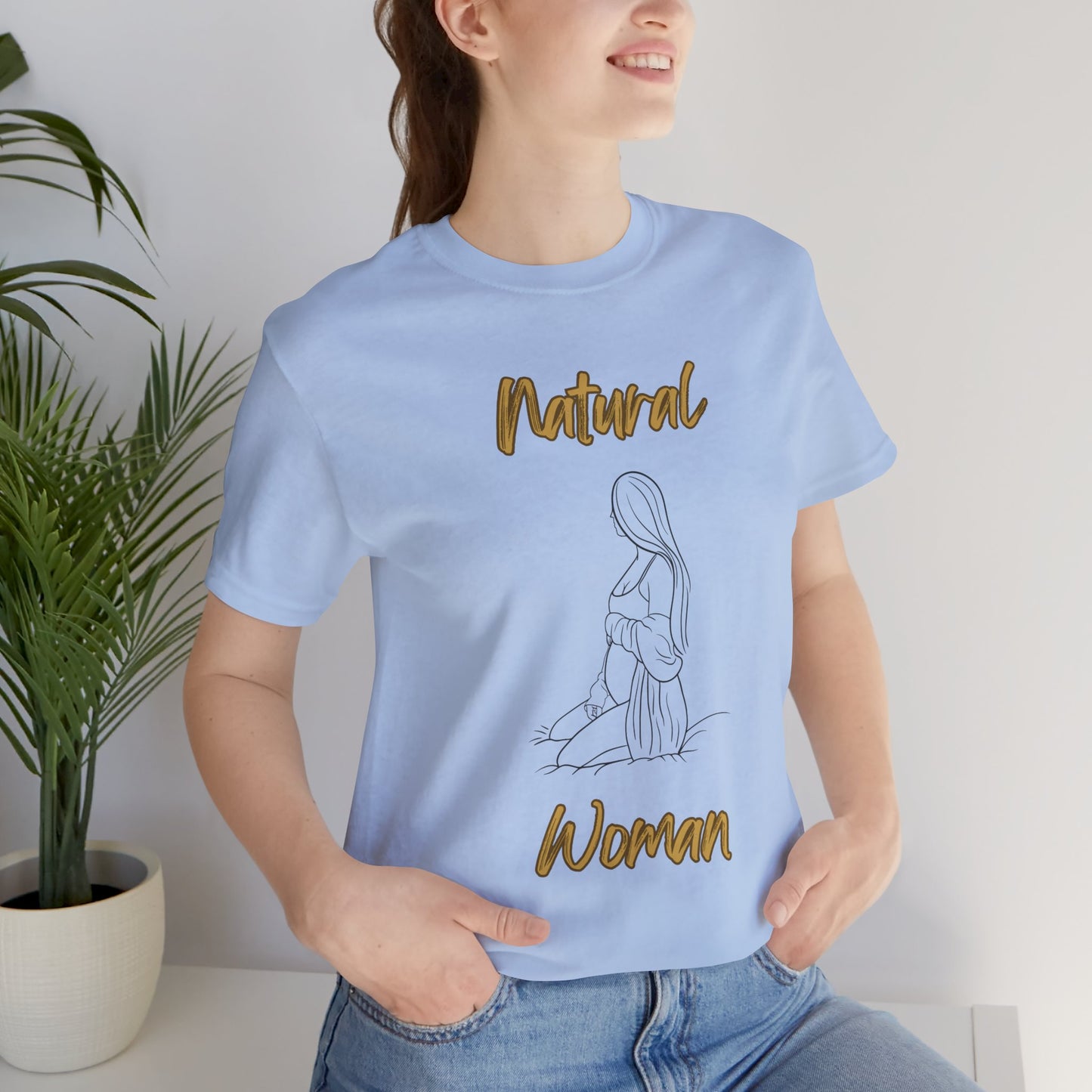 Natural Woman Expecting (BL) Short Sleeve T-Shirt