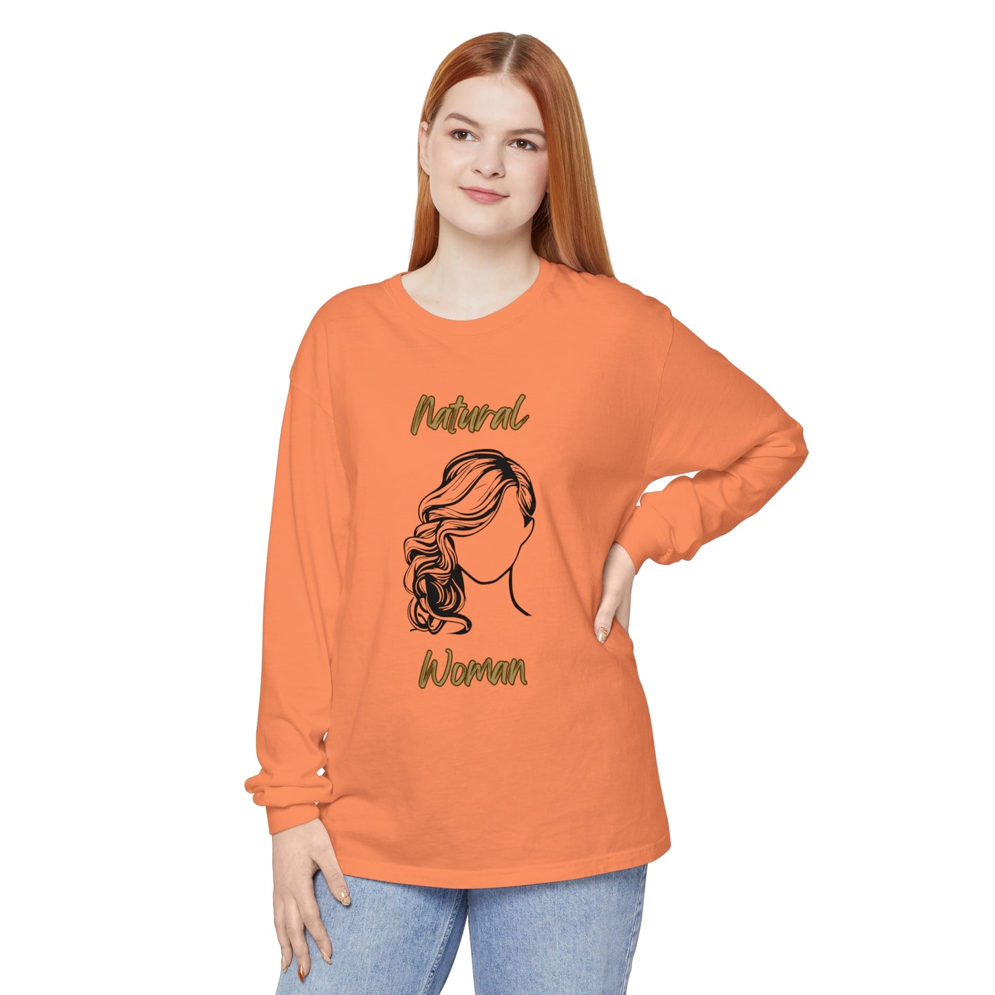 Natural Woman Long Curl (BL) Long Sleeve T-Shirt