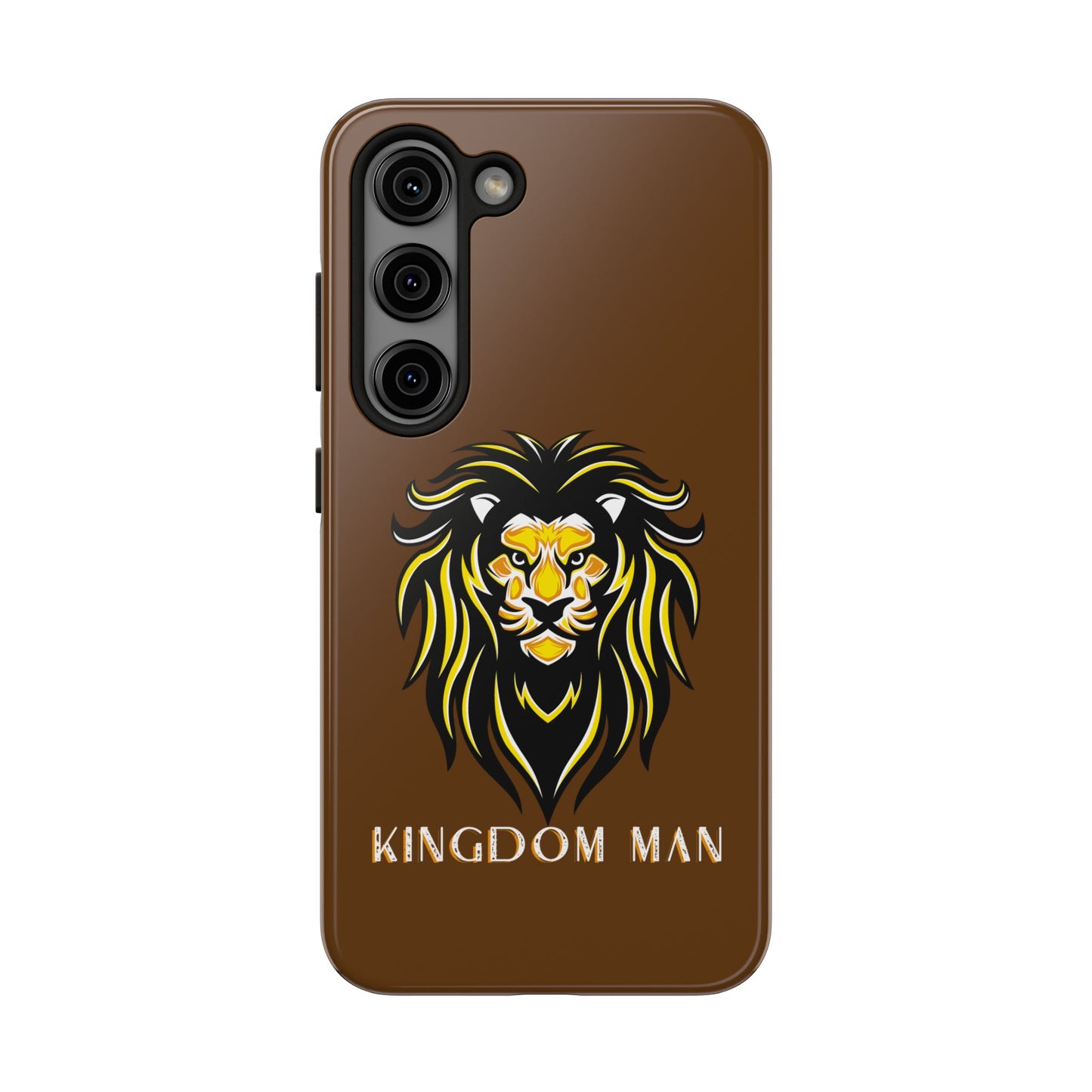 Kingdom Man (White-Gold Label) Tough Phone Case BROWN