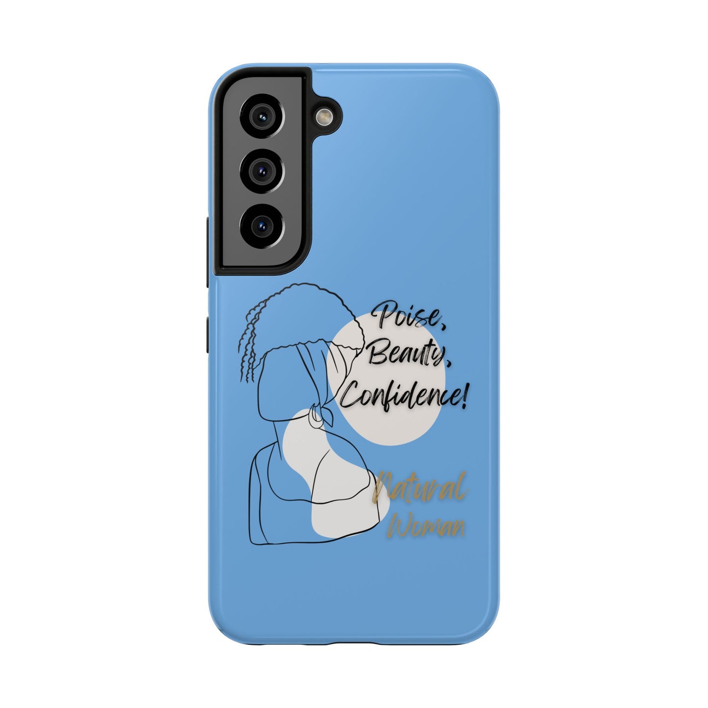 Natural Woman Puff (BL)Tough Phone Cases LIGHT BLUE