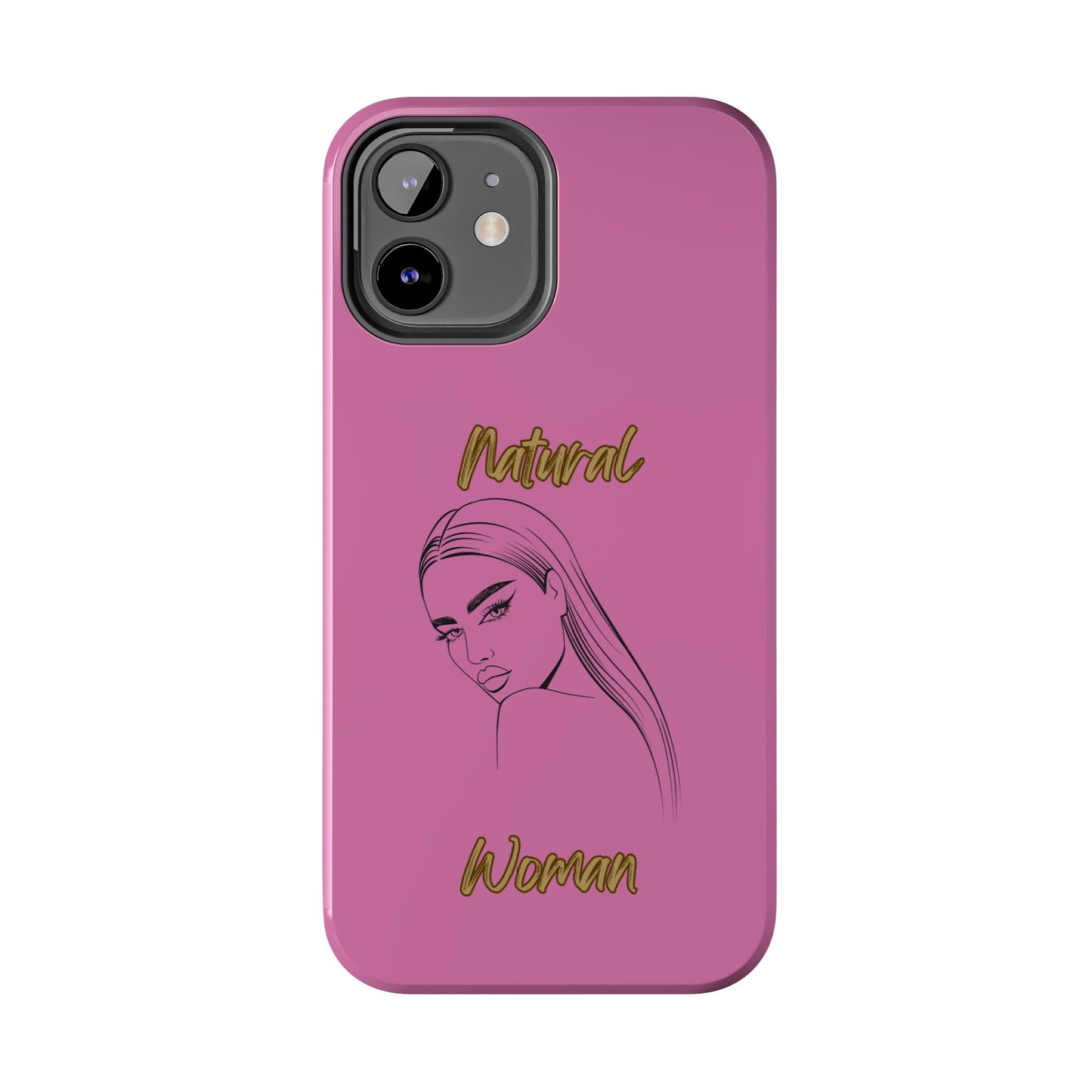 Natural Woman The Stare (BL)Tough Phone Cases LIGHT PINK
