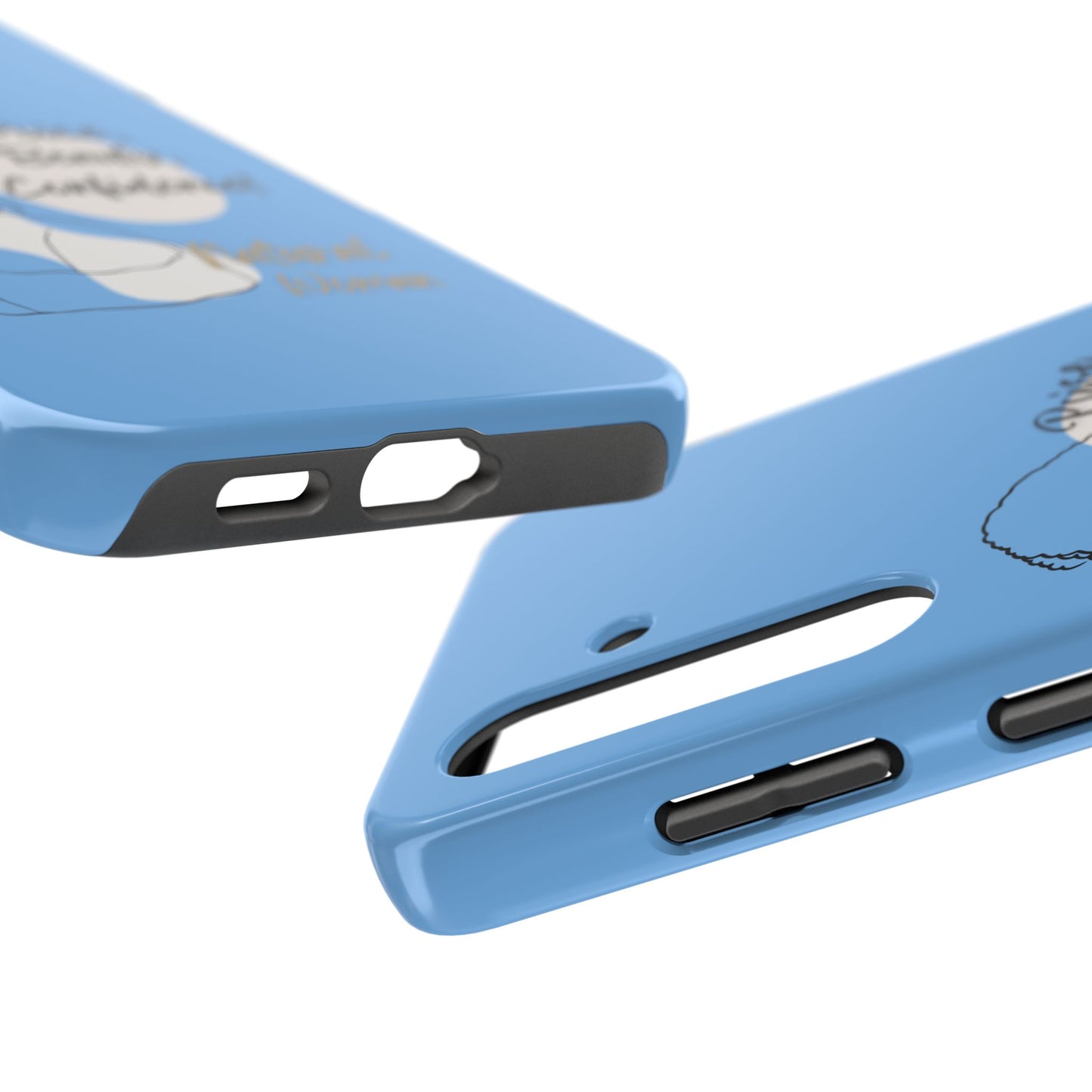 Natural Woman Puff (BL)Tough Phone Cases LIGHT BLUE