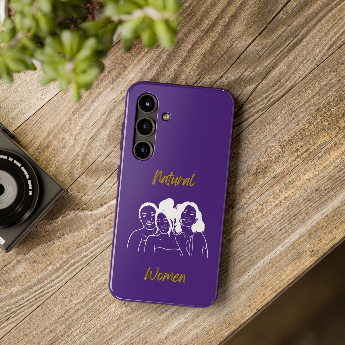 Natural Women Laughing Friends (WL)Tough Phone Cases PURPLE