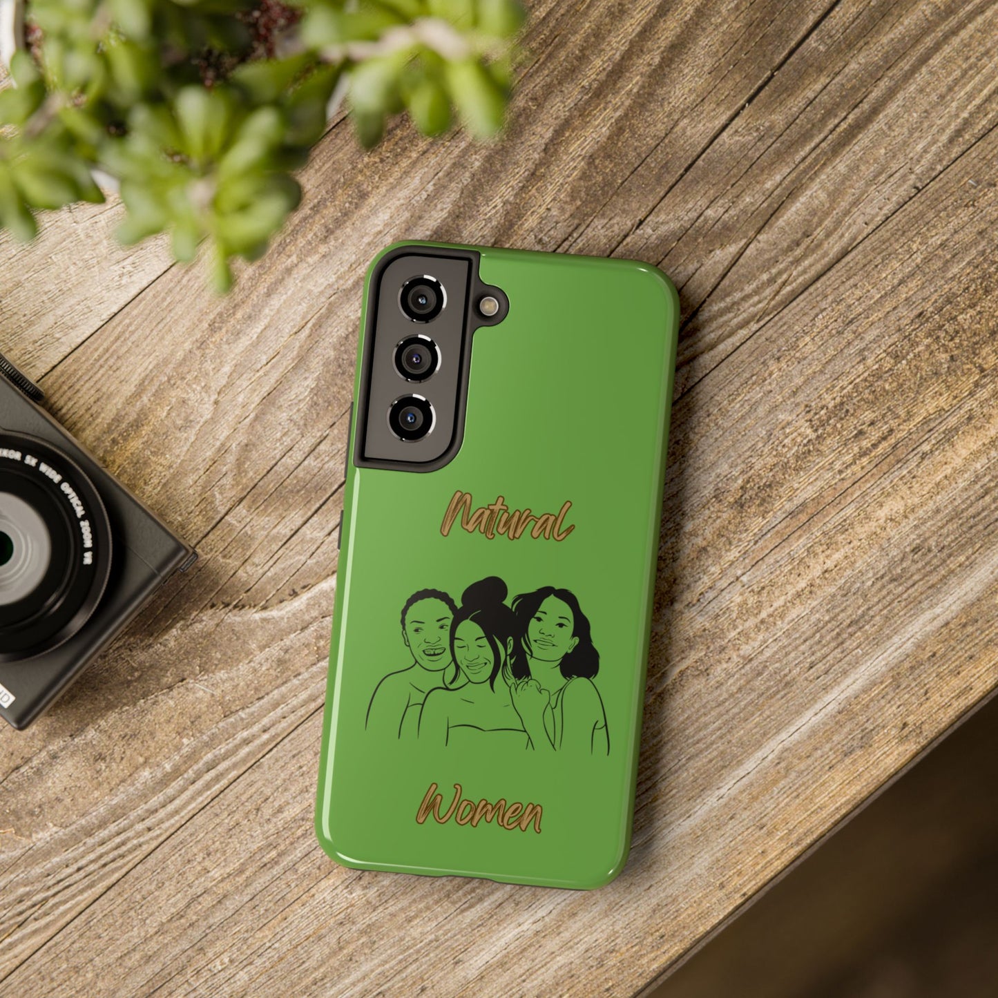 Natural Women Laughing Friends (BL)Tough Phone Cases GREEN
