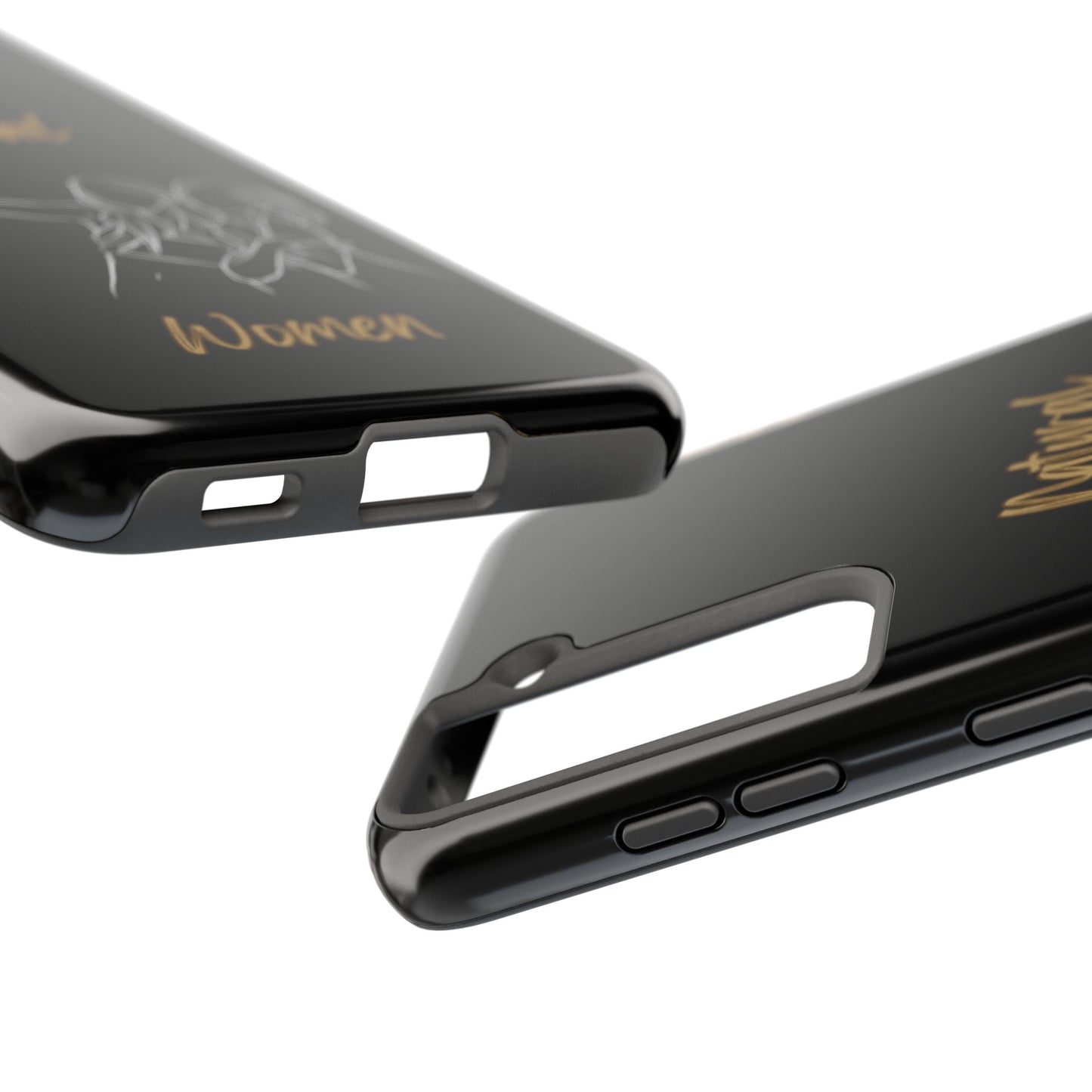 Natural Woman Friends Selfie (WL)Tough Phone Cases BLACK
