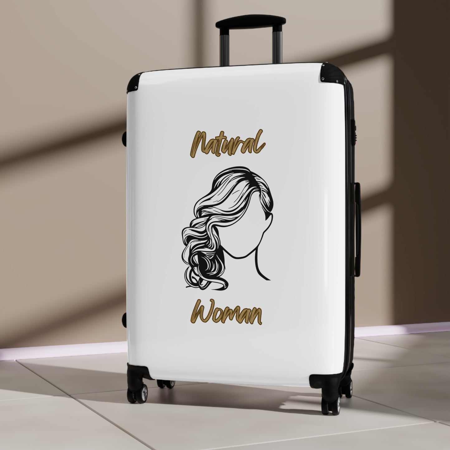 Natural Woman Long Curl (BL) Suitcase WHITE
