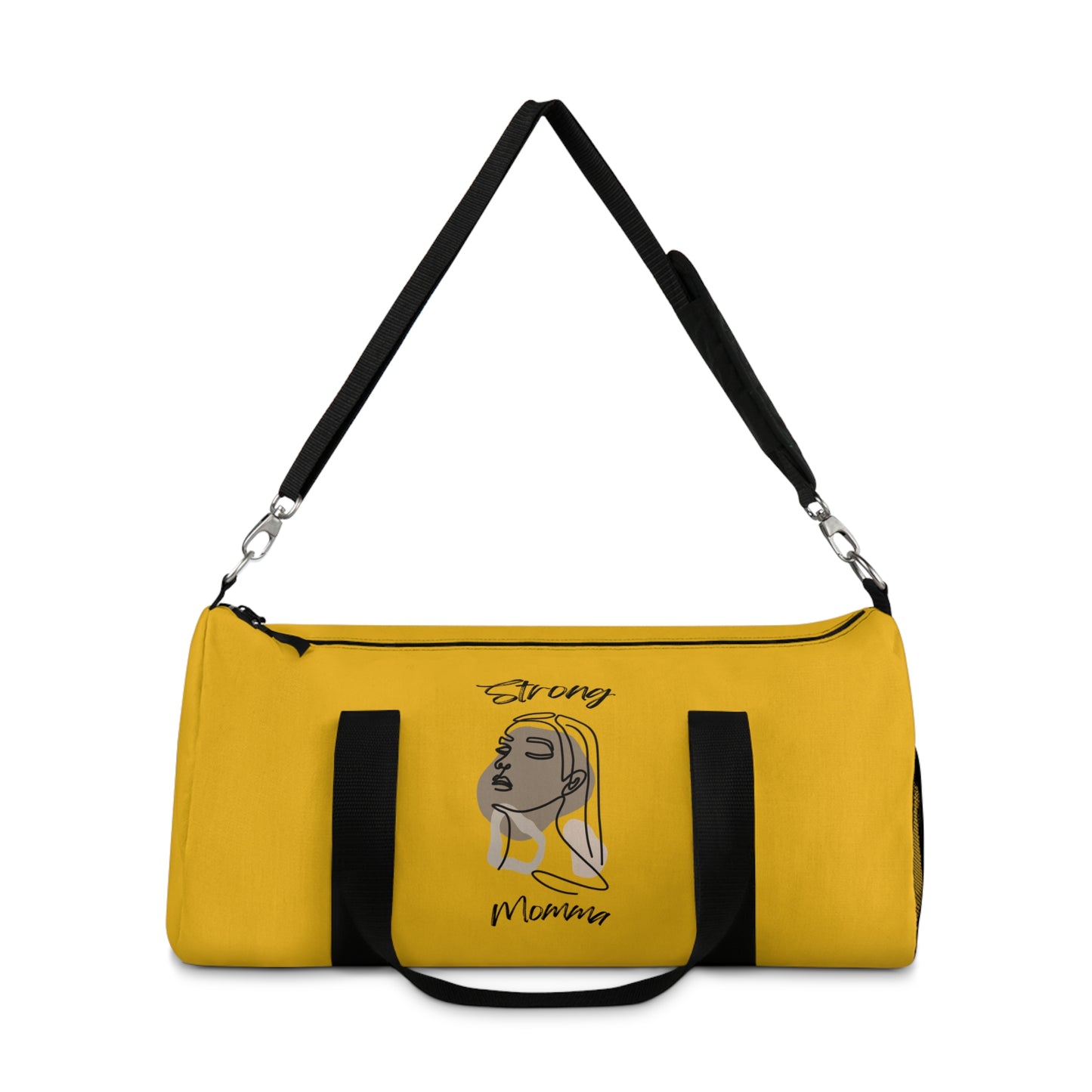 Strong Momma (BL) Duffel Bag YELLOW