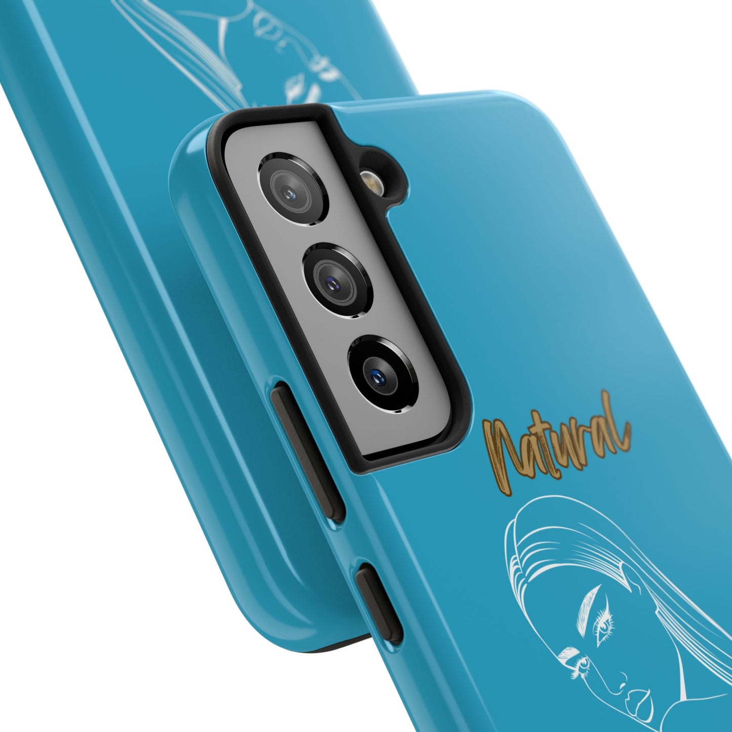 Natural Woman The Stare (WL)Tough Phone Cases TURQUOISE