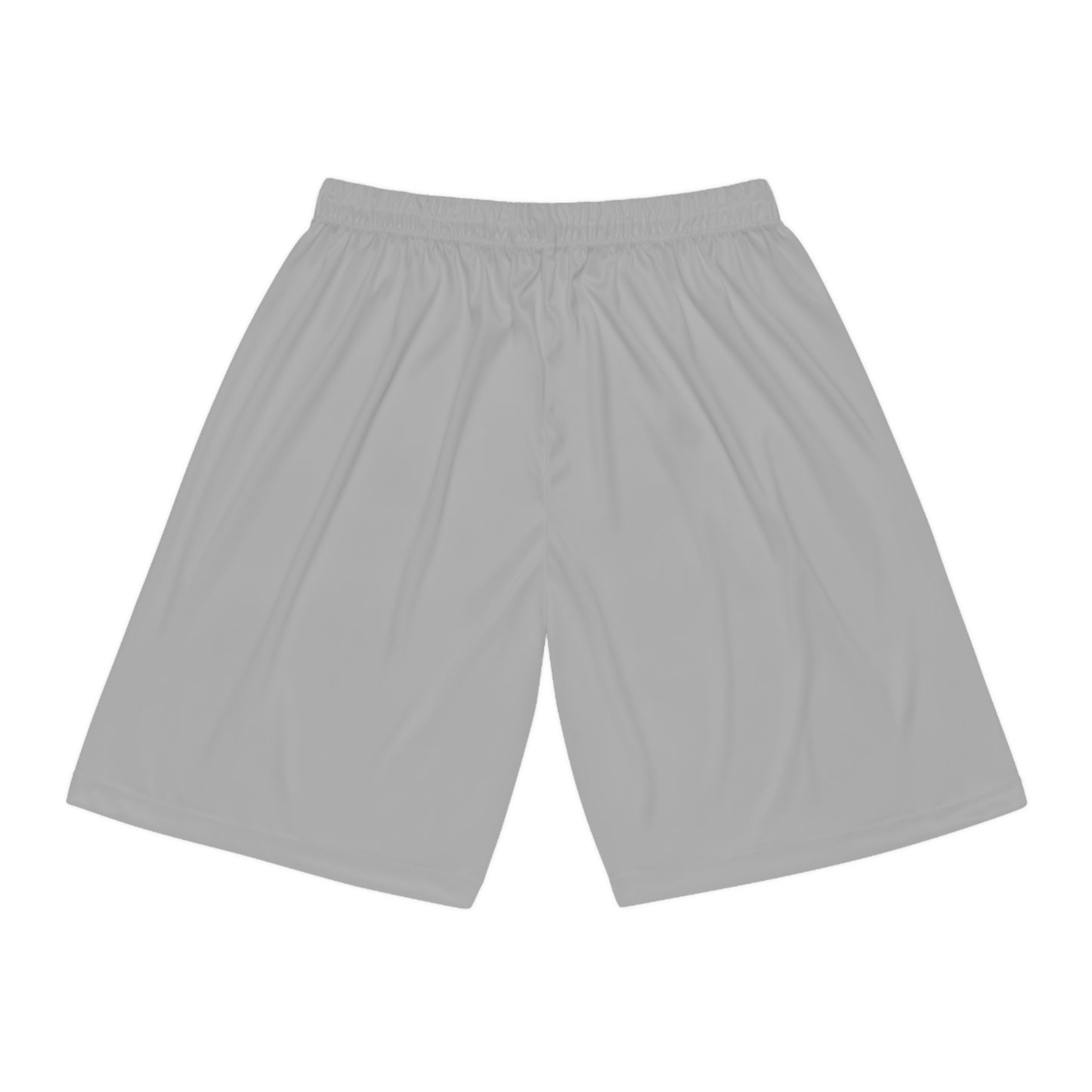 Kingdom Man (Gold) Basketball Shorts LIGHT GREY