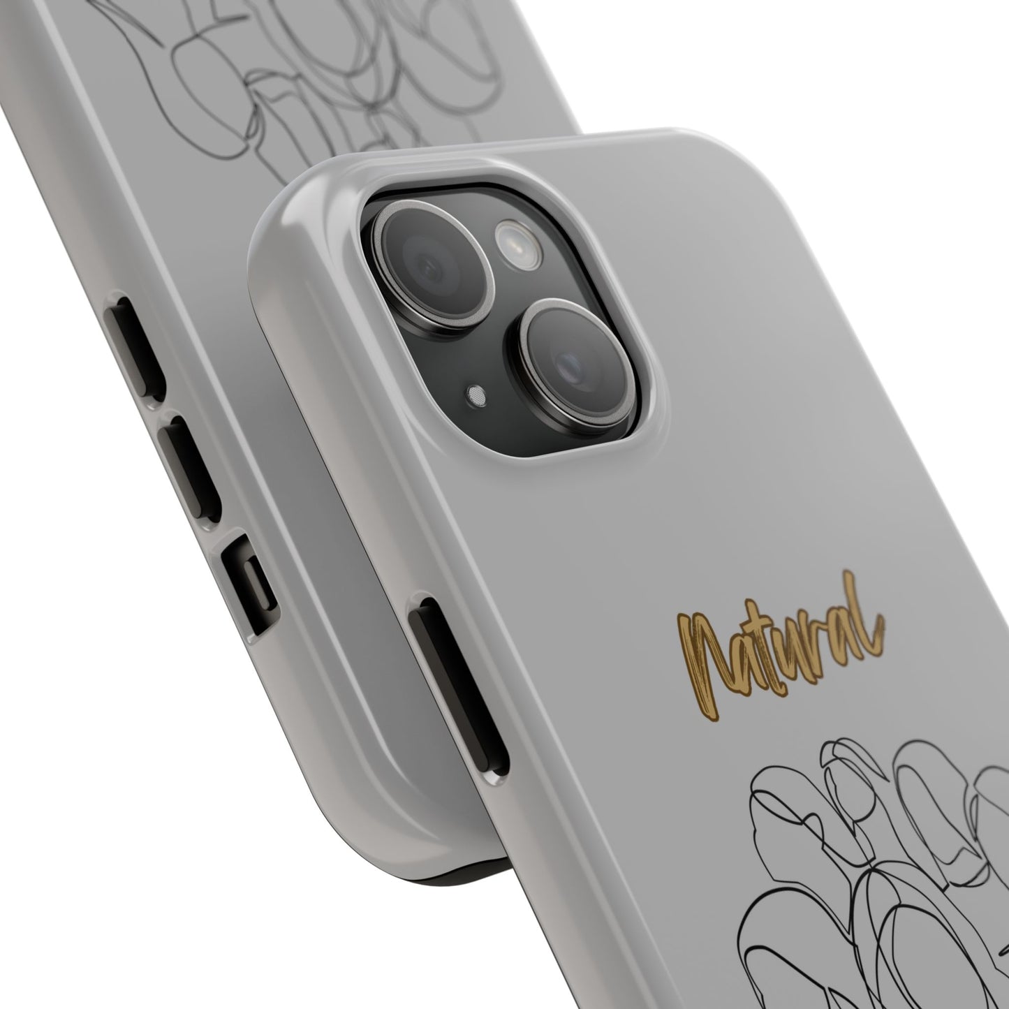 Natural Women Professionals (BL)Tough Phone Cases LIGHT GREY
