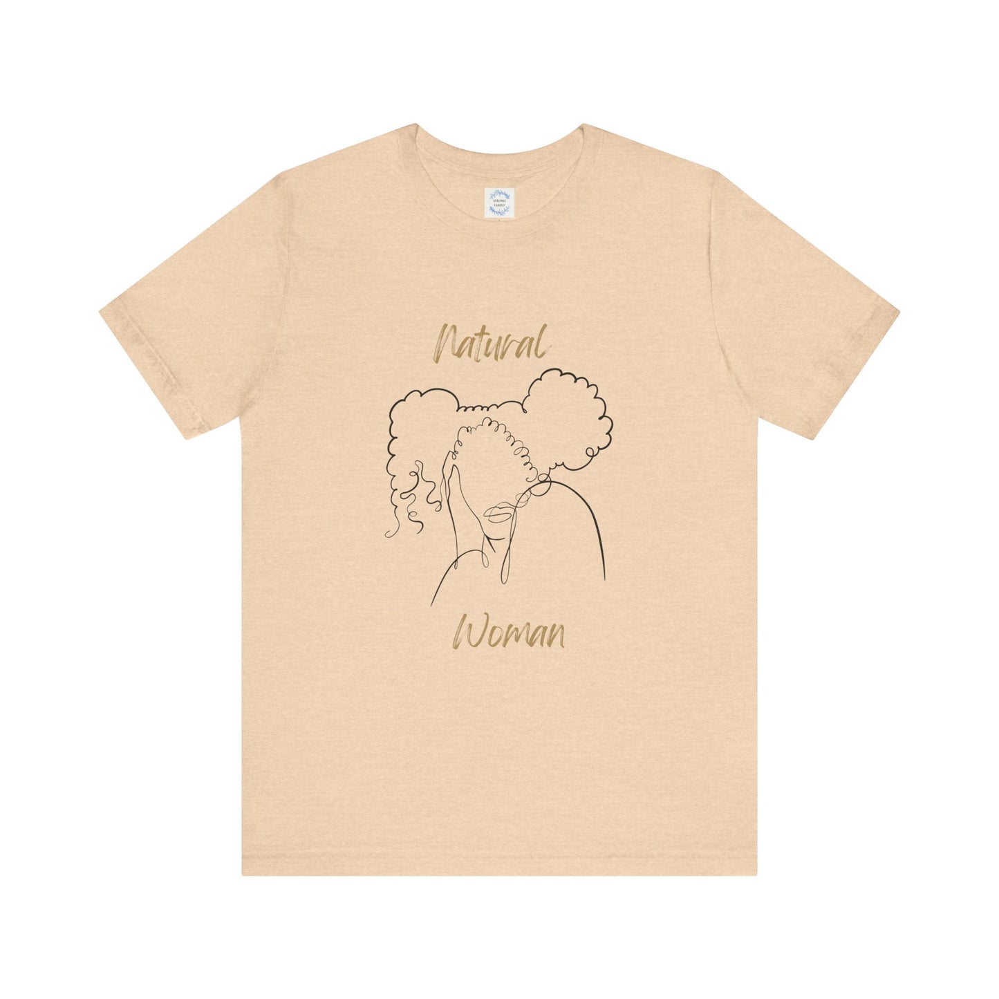 Natural Woman Twin Puffs (BL) Short Sleeve T-Shirt