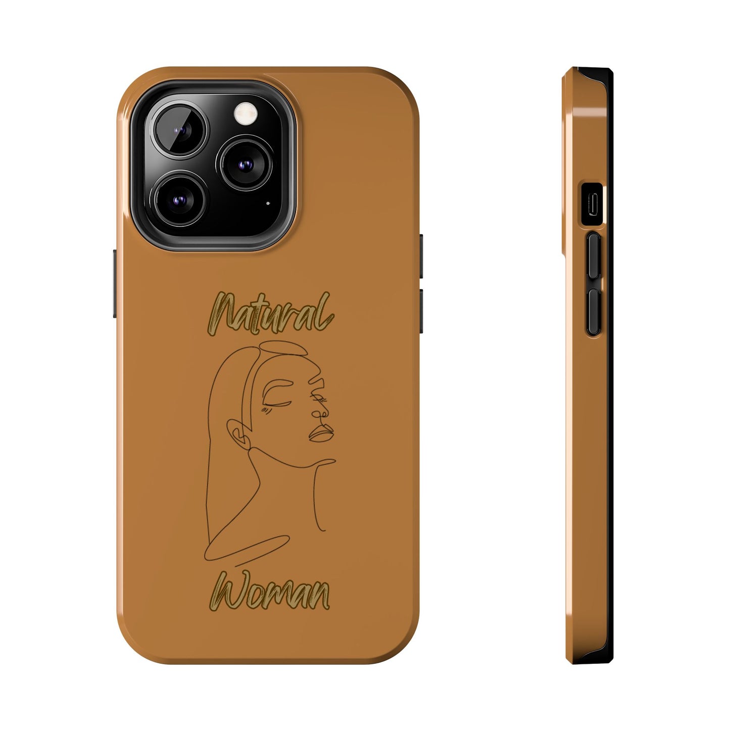 Natural Woman Calm (BL) Tough Phone Cases LIGHT BROWN