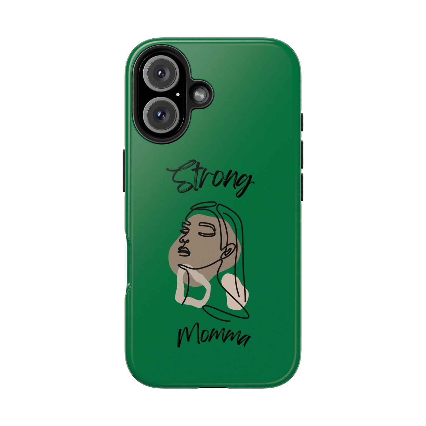 STRONG MOMMA Samsung Galaxy Tough Phone Cases (BL) Dark Green