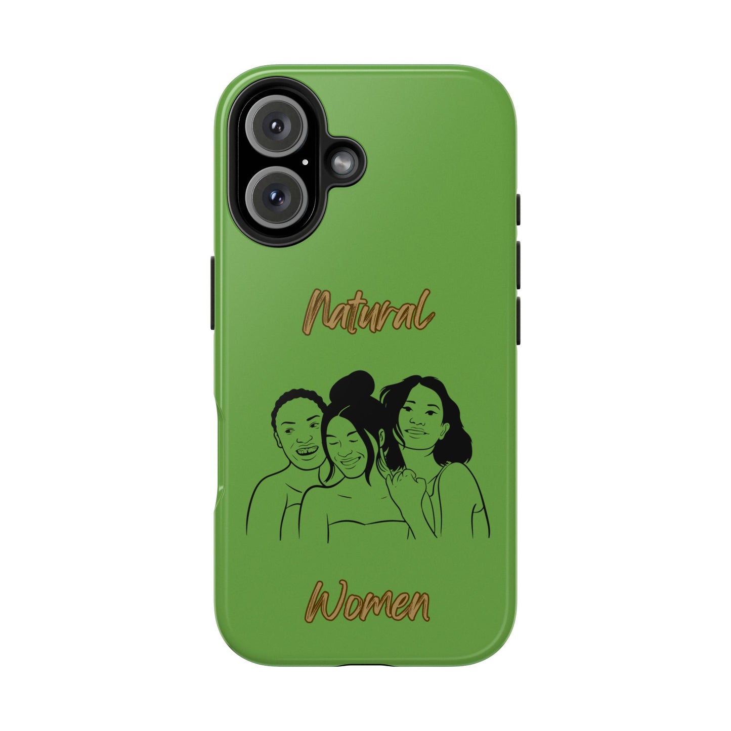 Natural Women Laughing Friends (BL)Tough Phone Cases GREEN