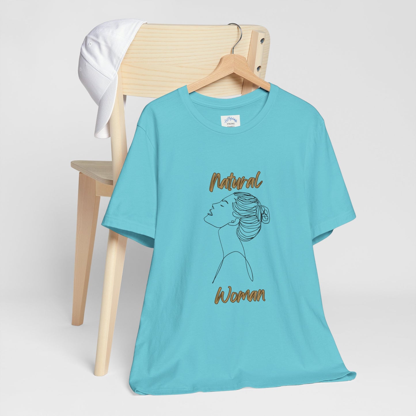 Natural Woman Wet Bun (BL) Short Sleeve T-Shirt