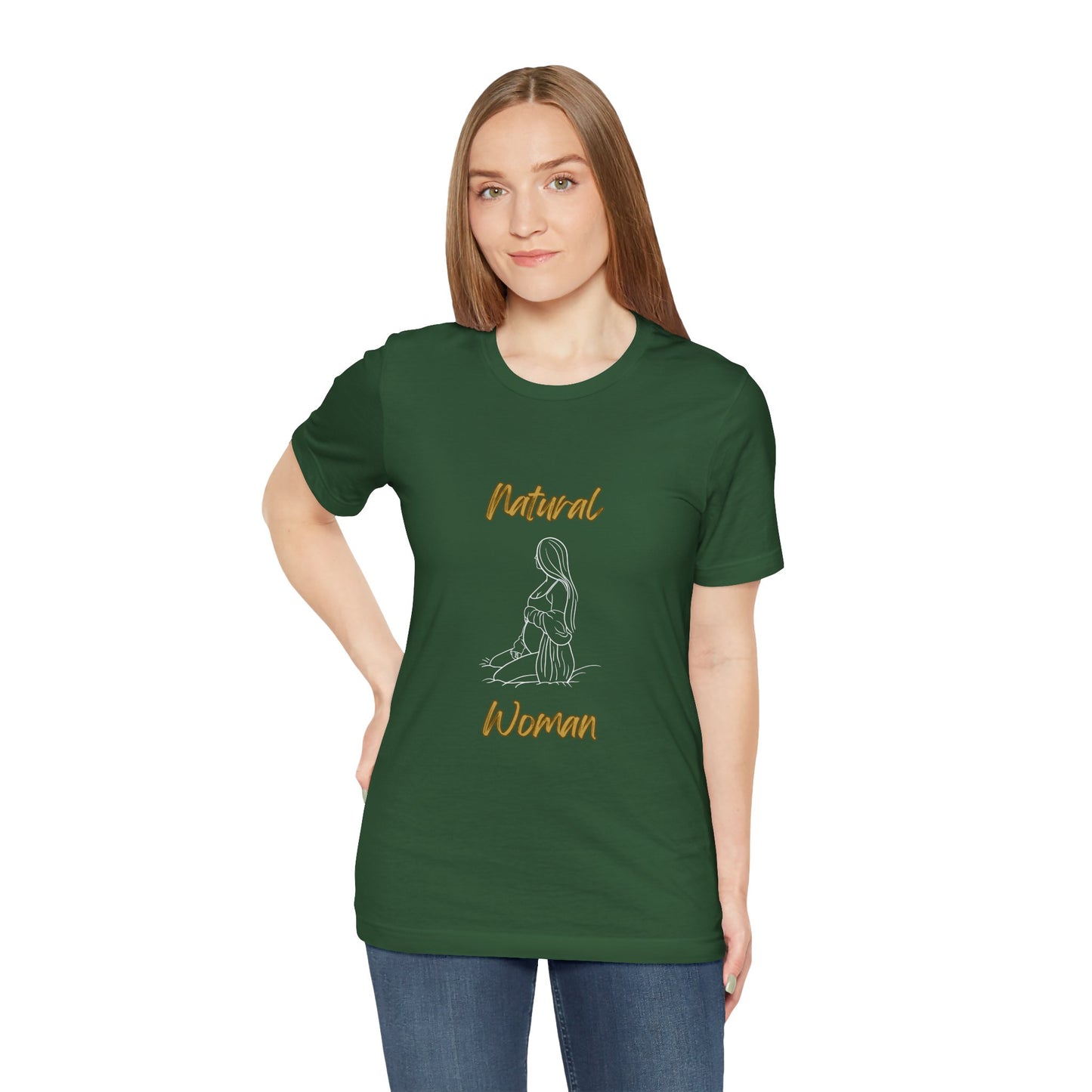 Natural Woman Expecting (WL) Short Sleeve T-Shirt