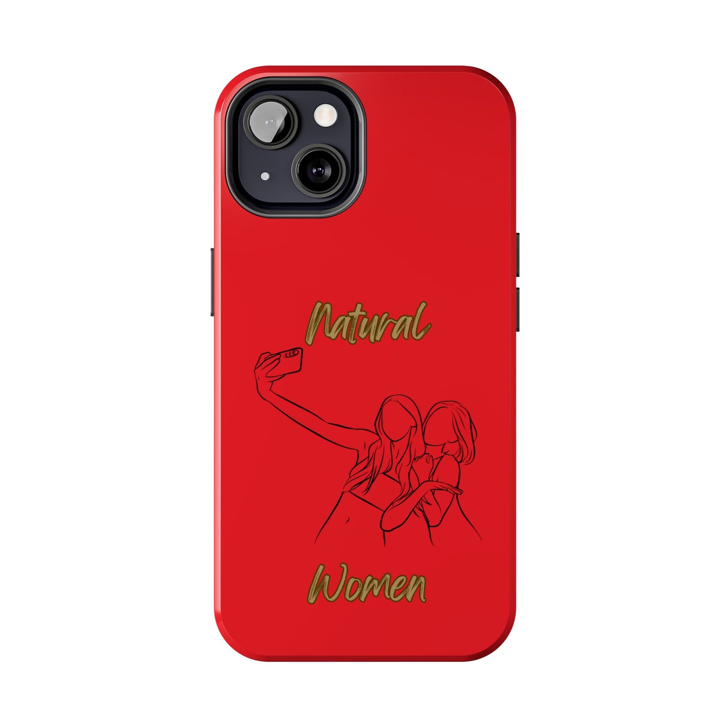Natural Woman Friends Selfie (BL)Tough Phone Cases RED
