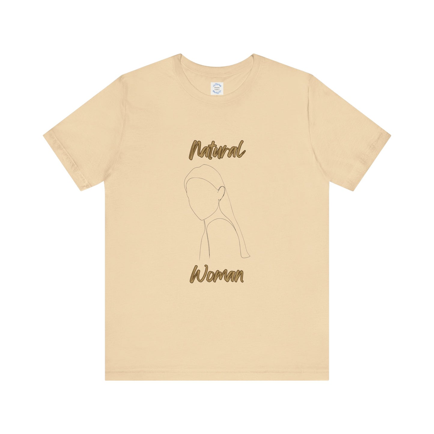 Natural Woman Tilted Look (BL) Short Sleeve T-Shirt