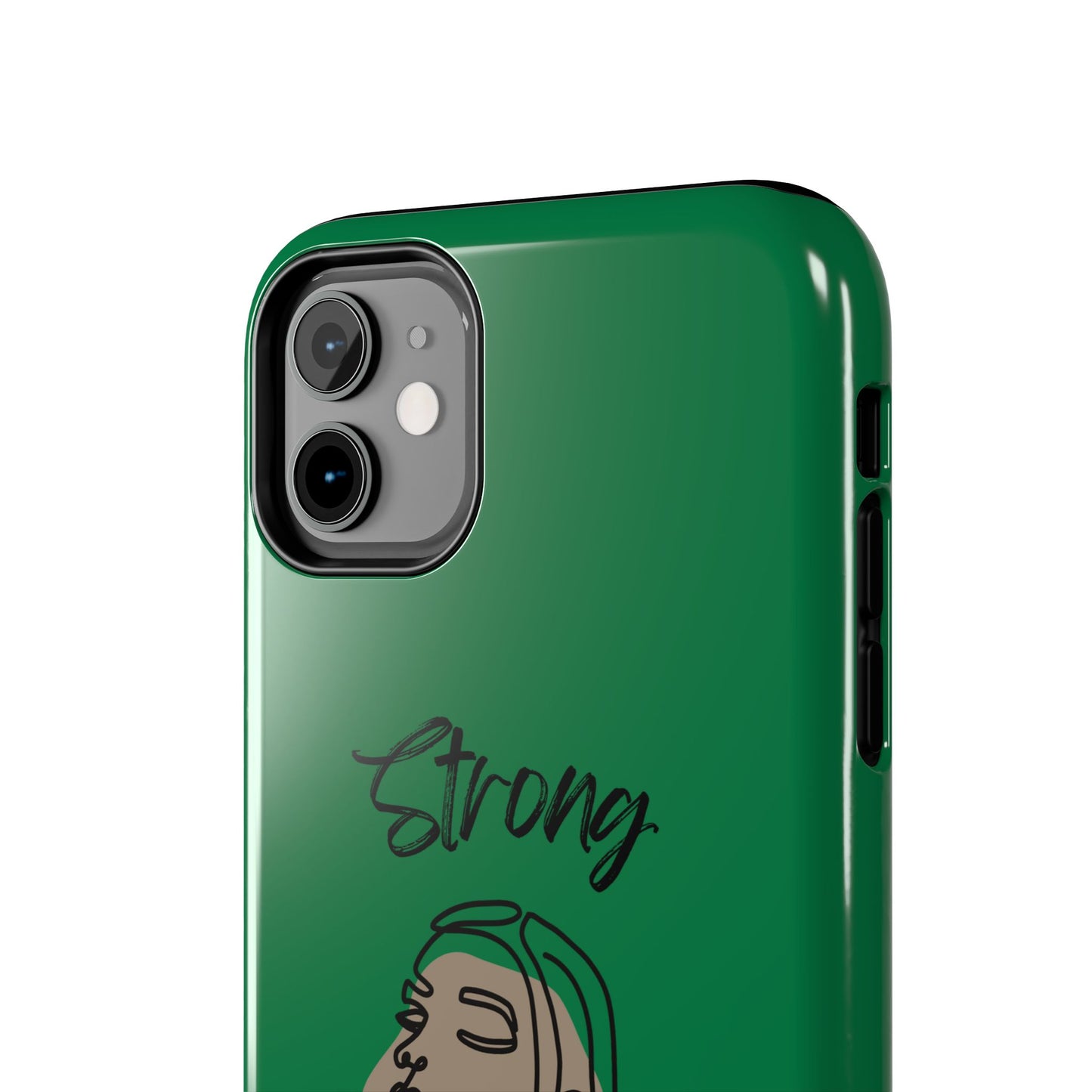 STRONG MOMMA Samsung Galaxy Tough Phone Cases (BL) Dark Green