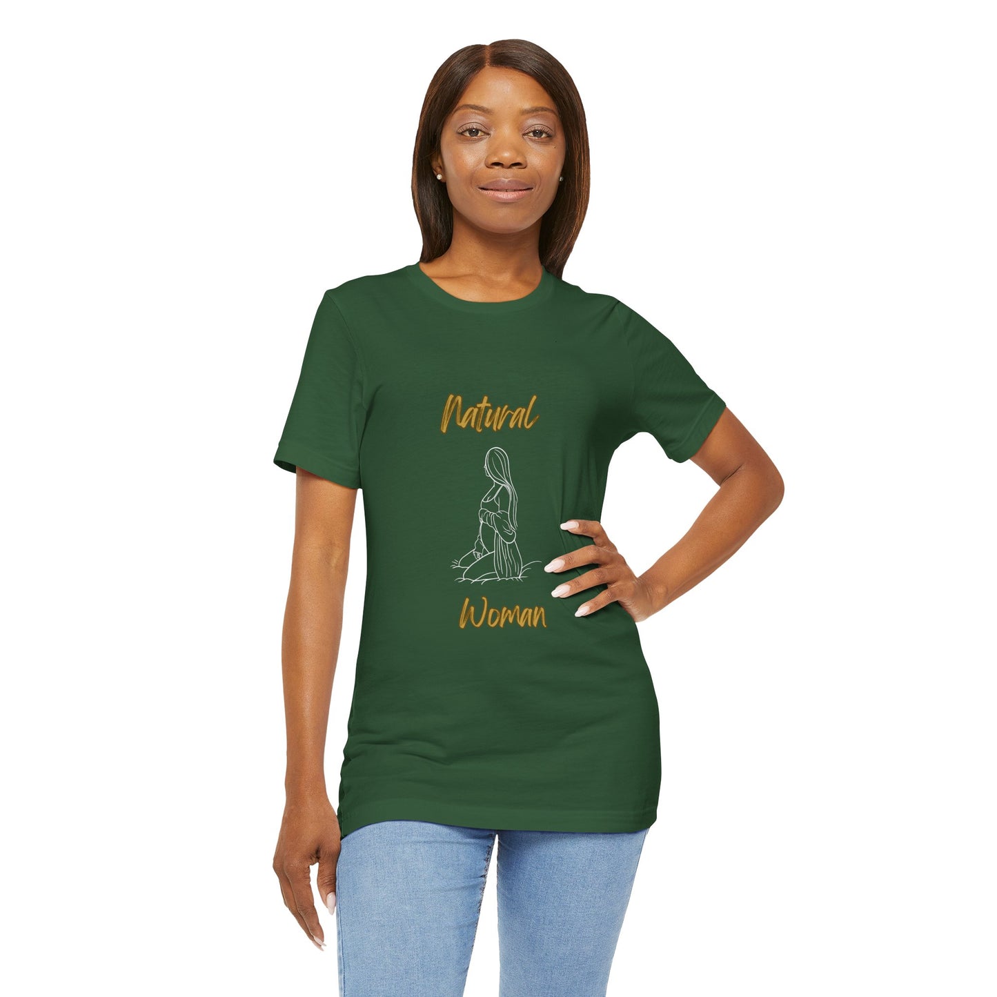 Natural Woman Expecting (WL) Short Sleeve T-Shirt