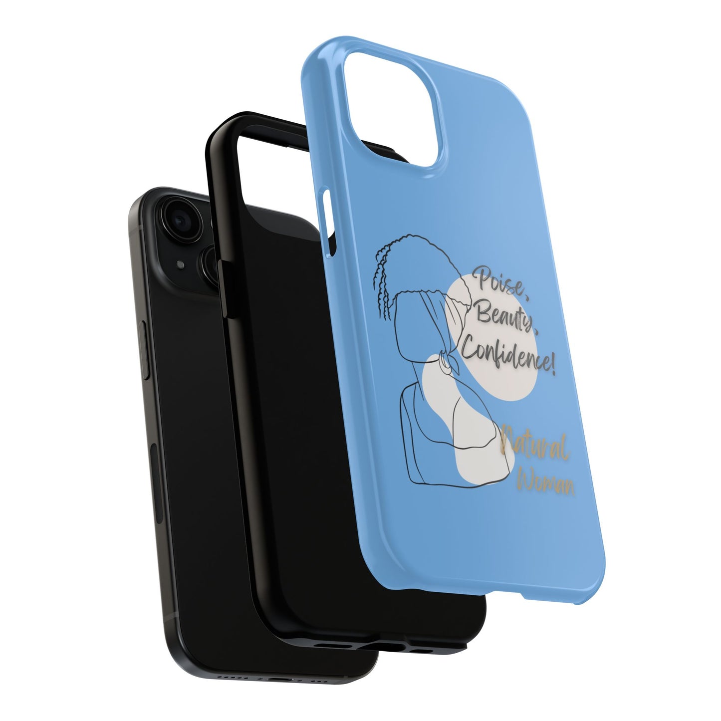 Natural Woman Puff (BL)Tough Phone Cases LIGHT BLUE