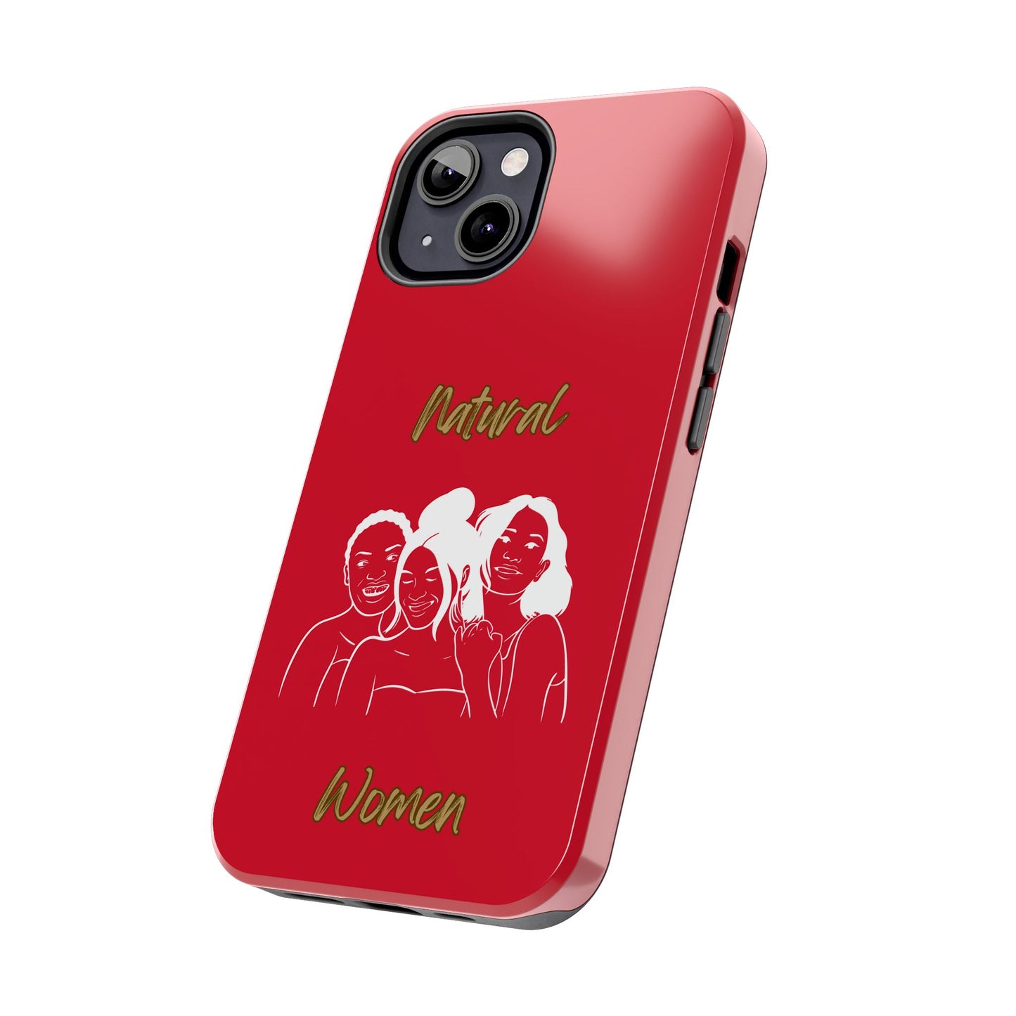 Natural Women Laughing Friends (WL)Tough Phone Cases DARK RED