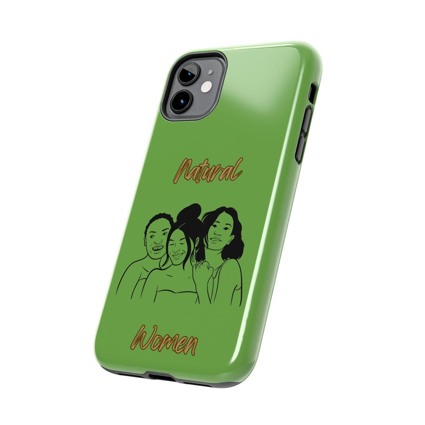 Natural Women Laughing Friends (BL)Tough Phone Cases GREEN