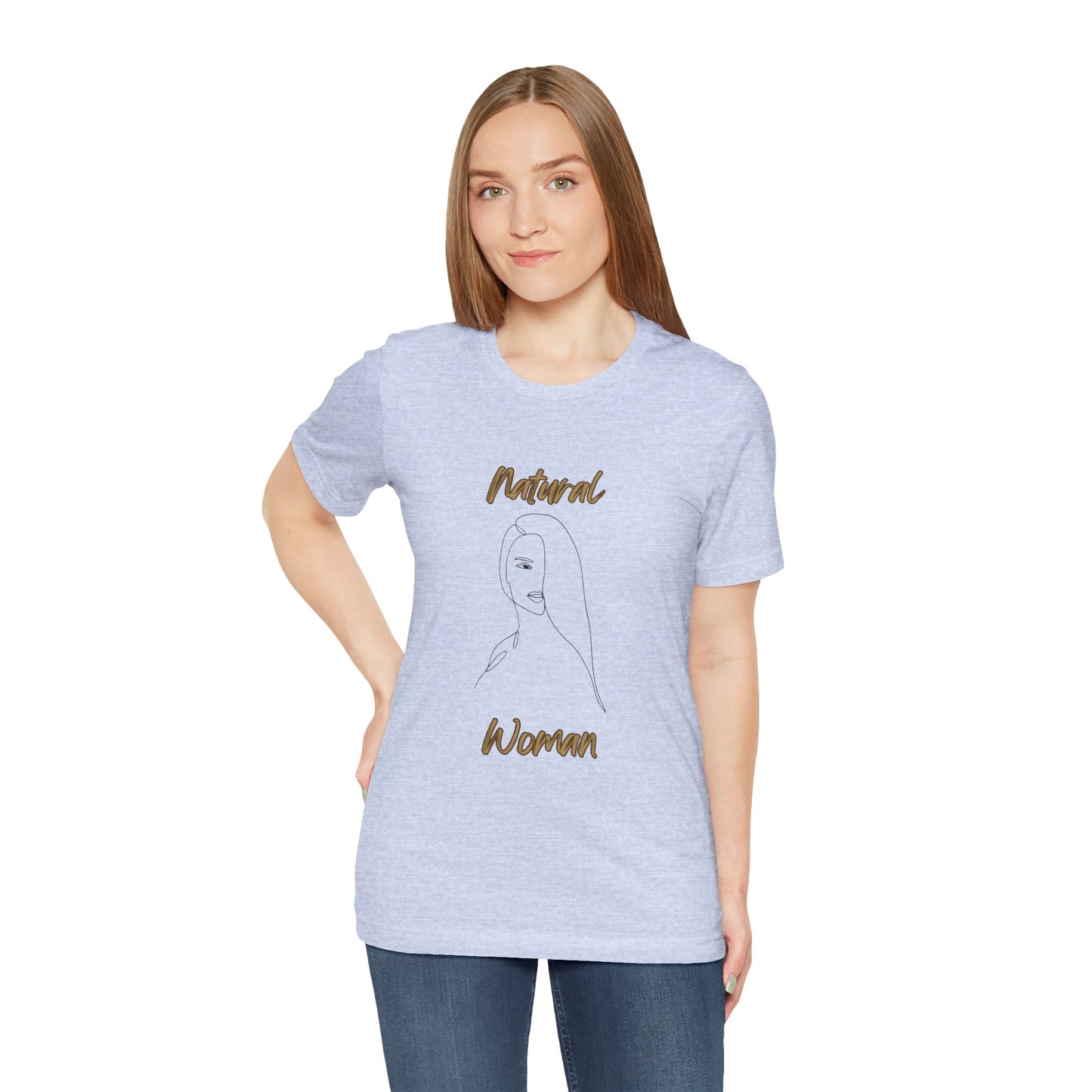 Natural Woman Covered Eye (BL) Short Sleeve T-Shirt