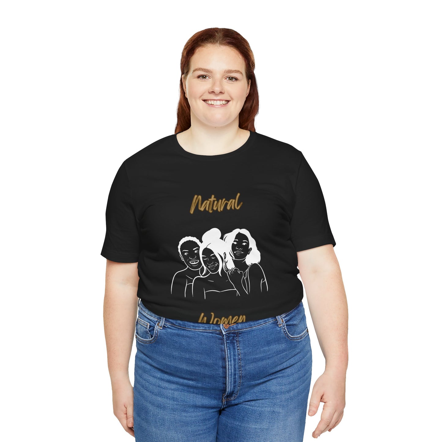 Natural Woman Laughing Friends (WL) Short Sleeve T-Shirt