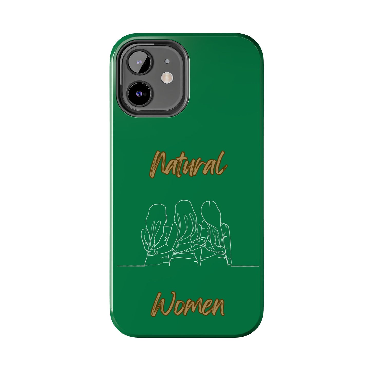 Natural Woman Loving Friends (WL) Tough Phone Cases DARK GREEN
