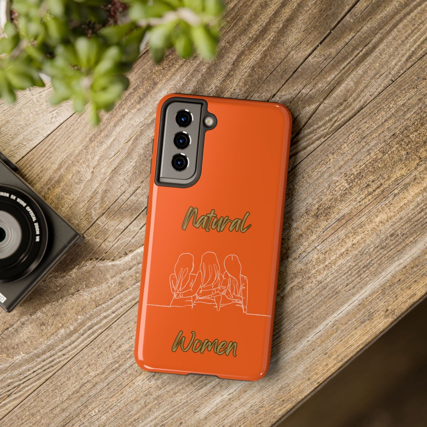 Natural Woman Loving Friends (WL) Tough Phone Cases ORANGE