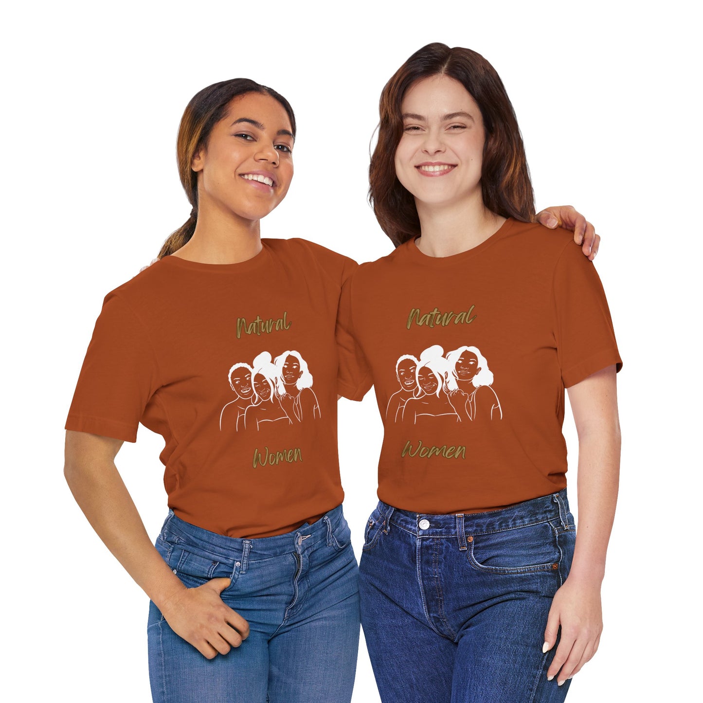 Natural Woman Laughing Friends (WL) Short Sleeve T-Shirt