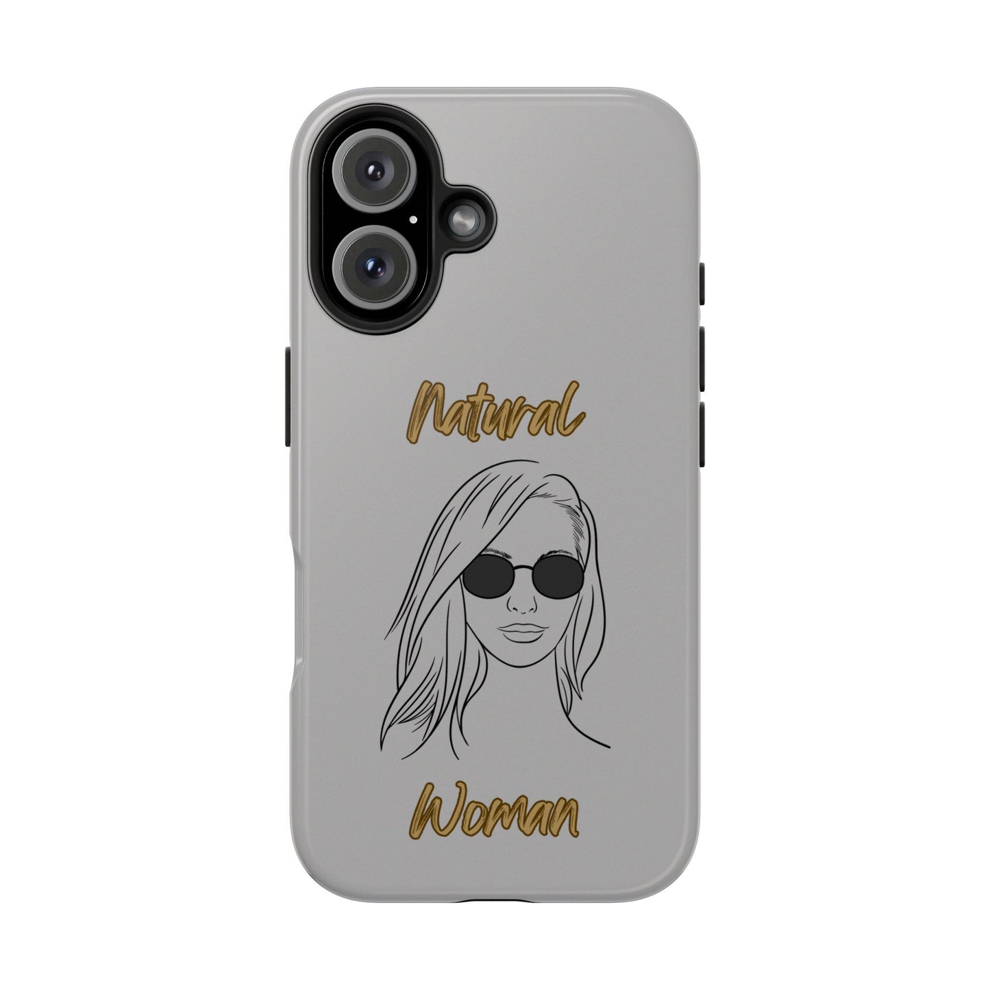 Natural Woman Shades (BL)Tough Phone Cases LIGHT GREY
