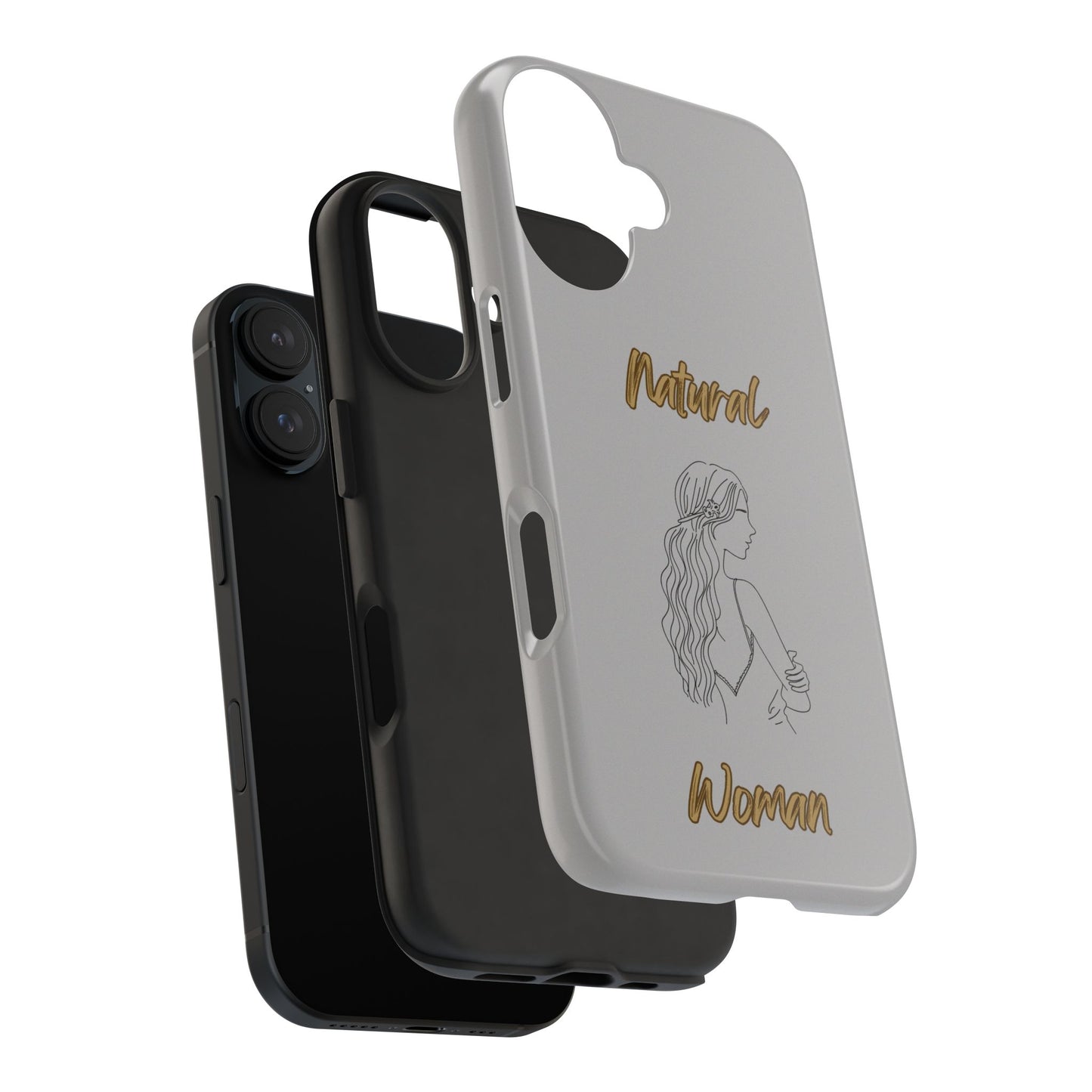 Natural Woman Young Woman (BL)Tough Phone Cases LIGHT GREY