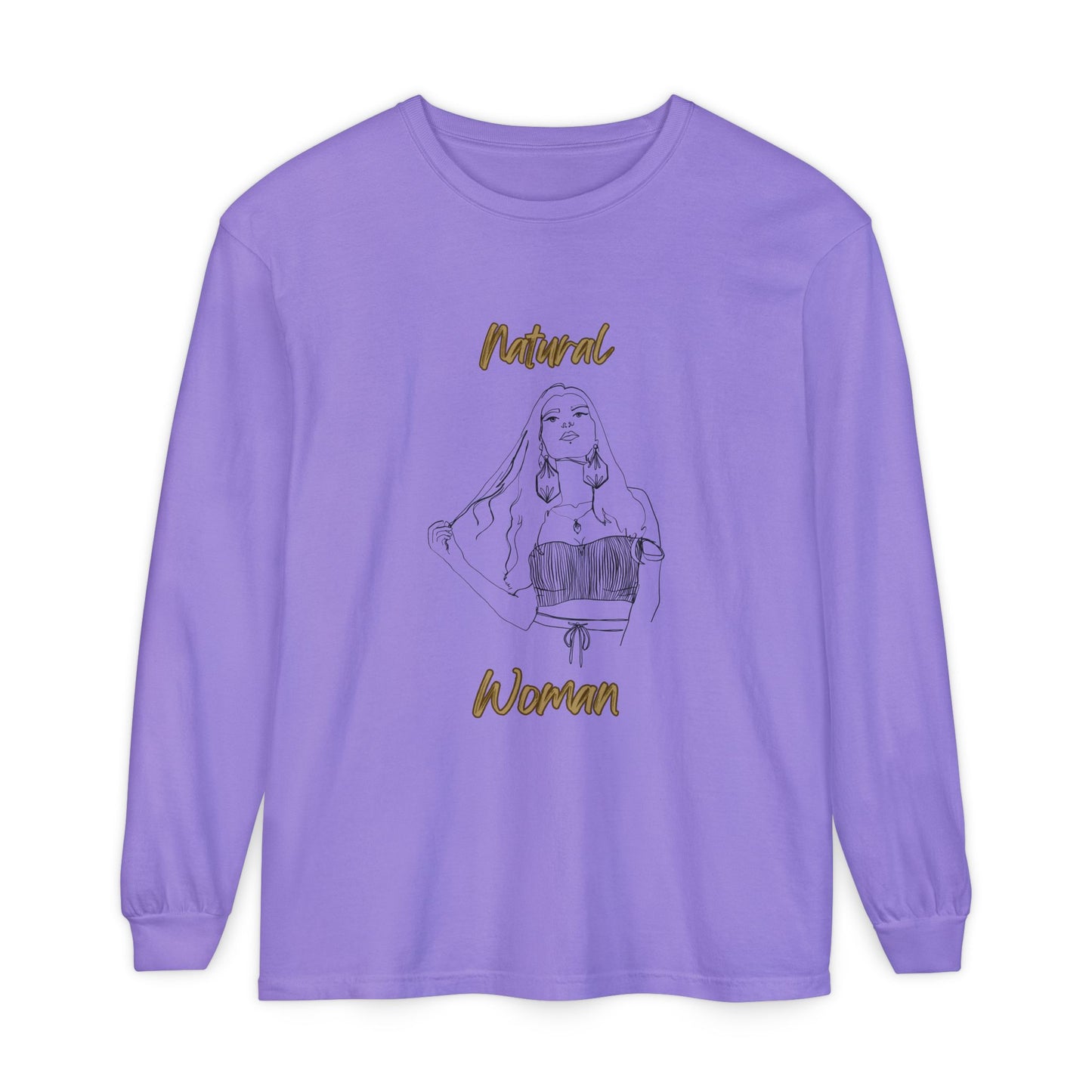 Natural Woman Thinking (BL) Long Sleeve T-Shirt