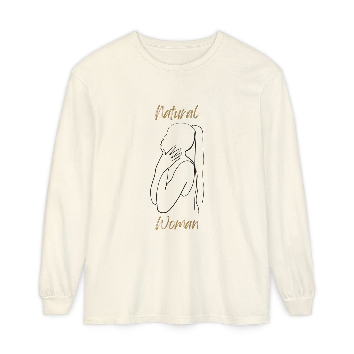 Natural Woman Ponytail (BL) Long Sleeve T-Shirt