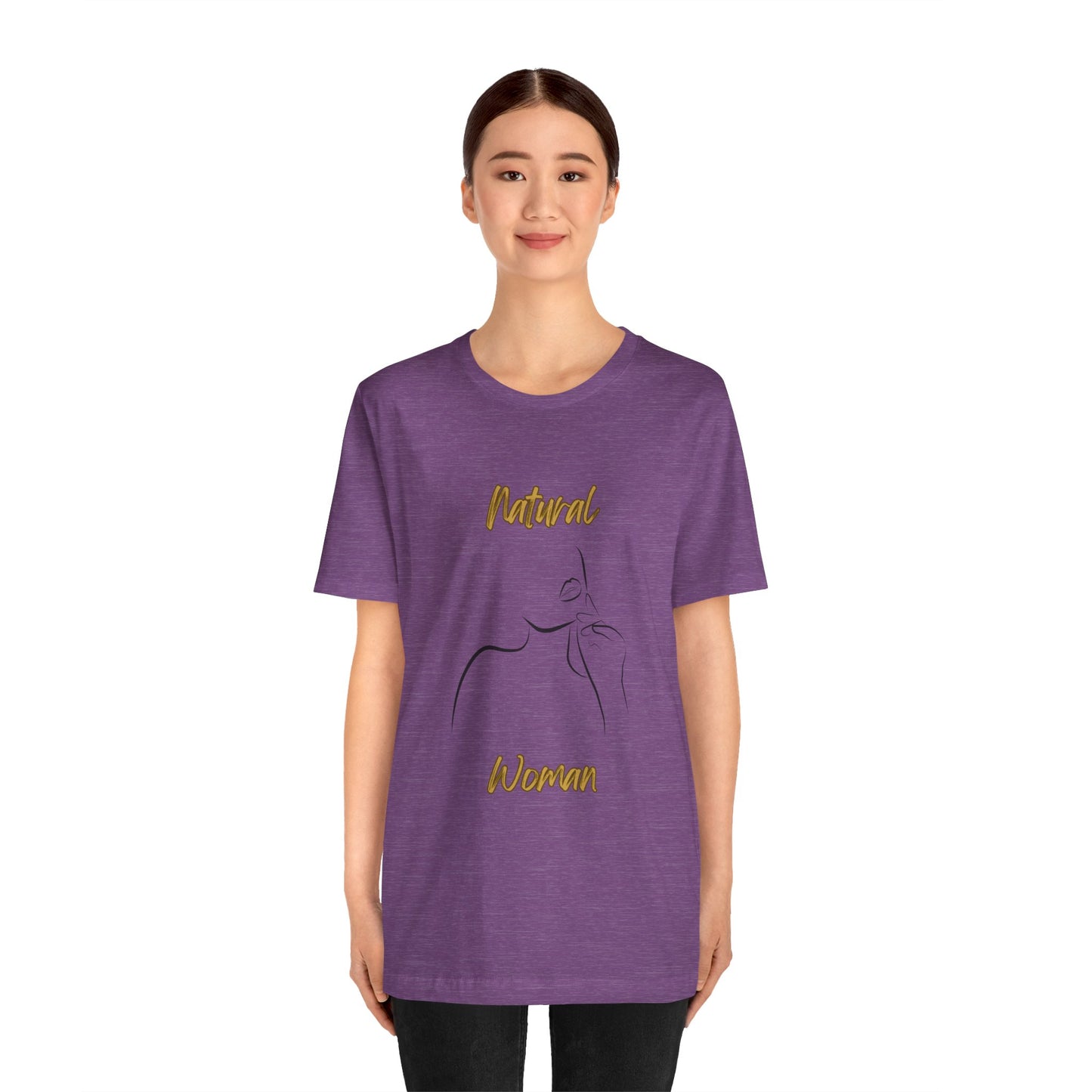 Natural Woman Chin Up (BL) Short Sleeve T-Shirt